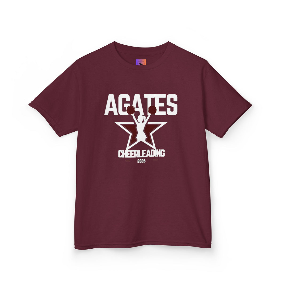 Dark colors Agates Cheerleading Kids T‑Shirt — Agates Cheer Team Youth Tee