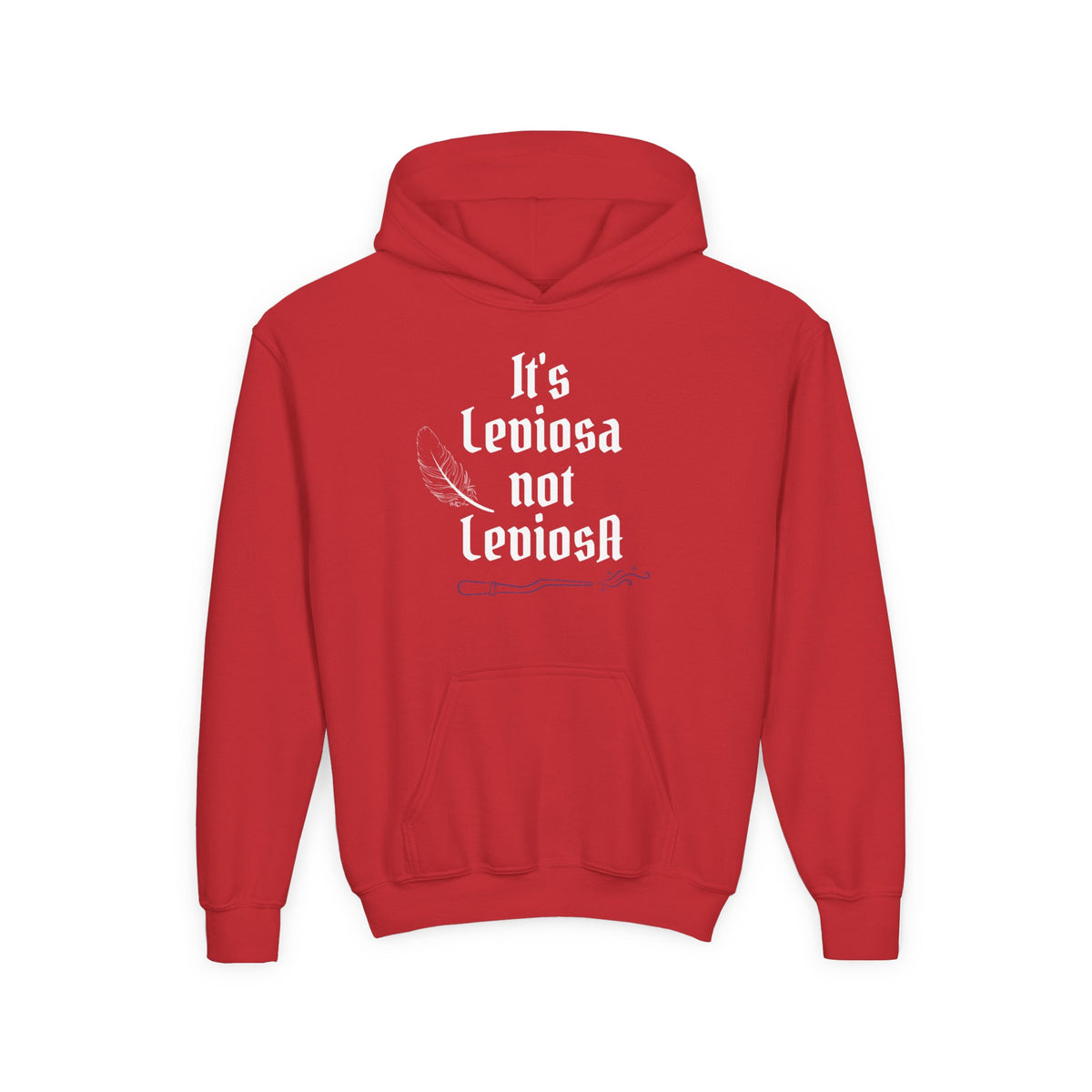 Youth Hoodie – "It's Leviosa Not LeviosA" Magical Quote Hooded Sweatshirt