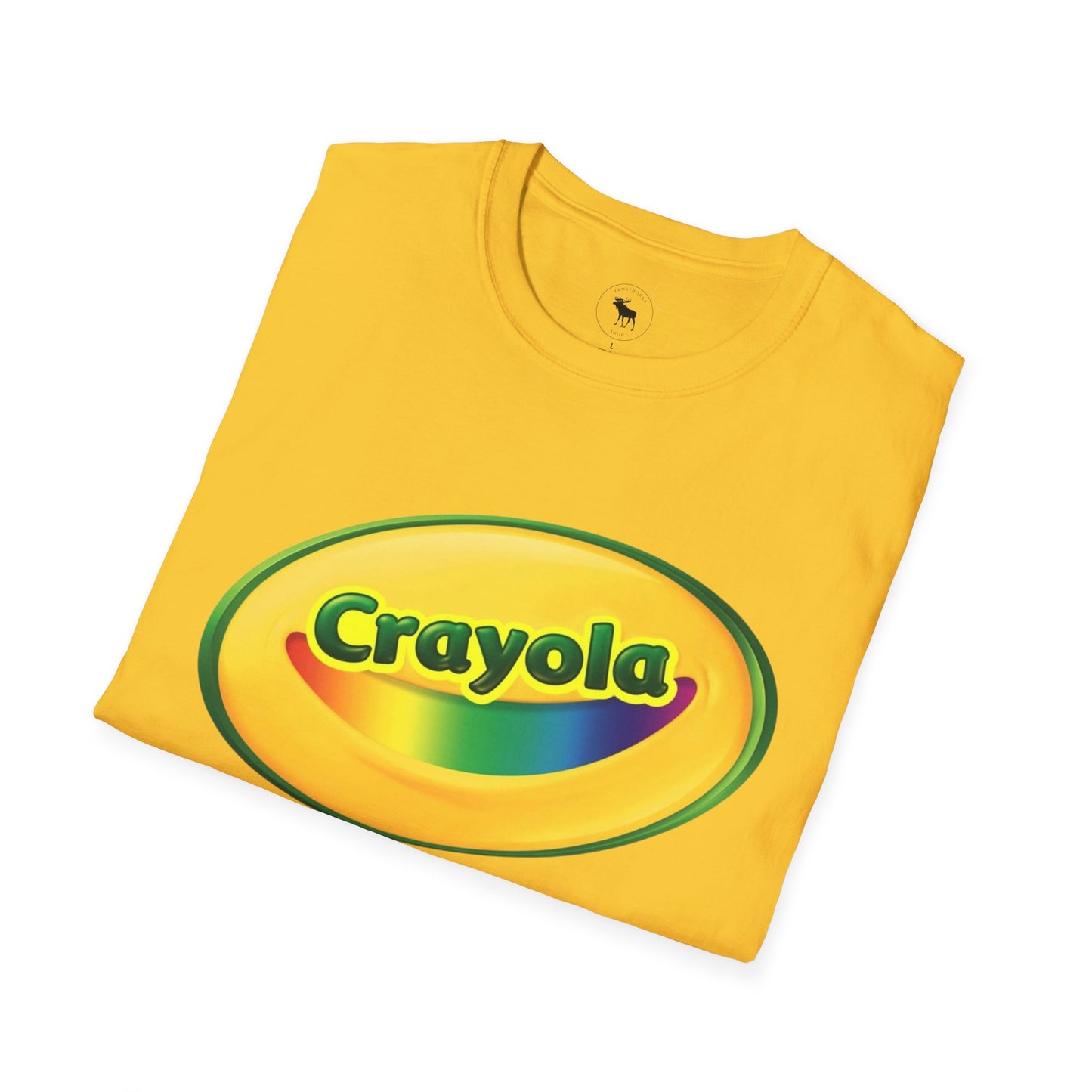 Retro Rainbow Crayon Box Tee