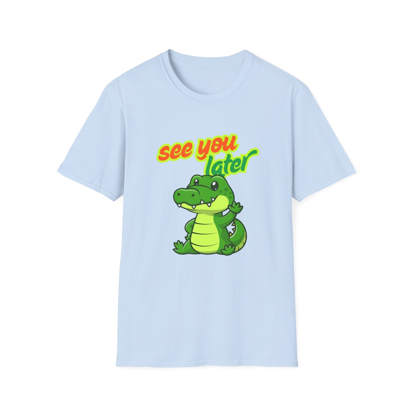 See You Later Alligator T-Shirt — Cute Retro Green Alligator Graphic Tee