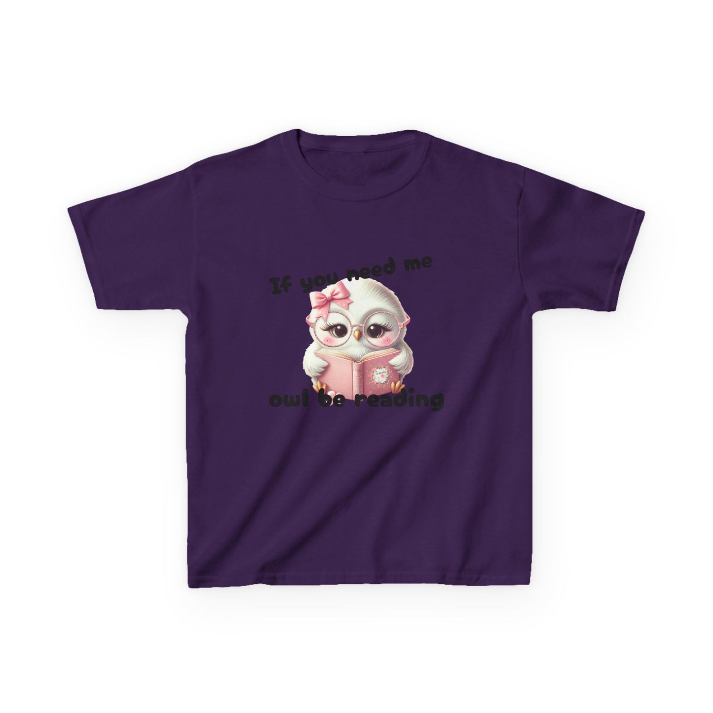 Kids T-Shirt, Cute Owls Design, Bookworm Gift, Youth Reader Tee, Children's Literature Shirt