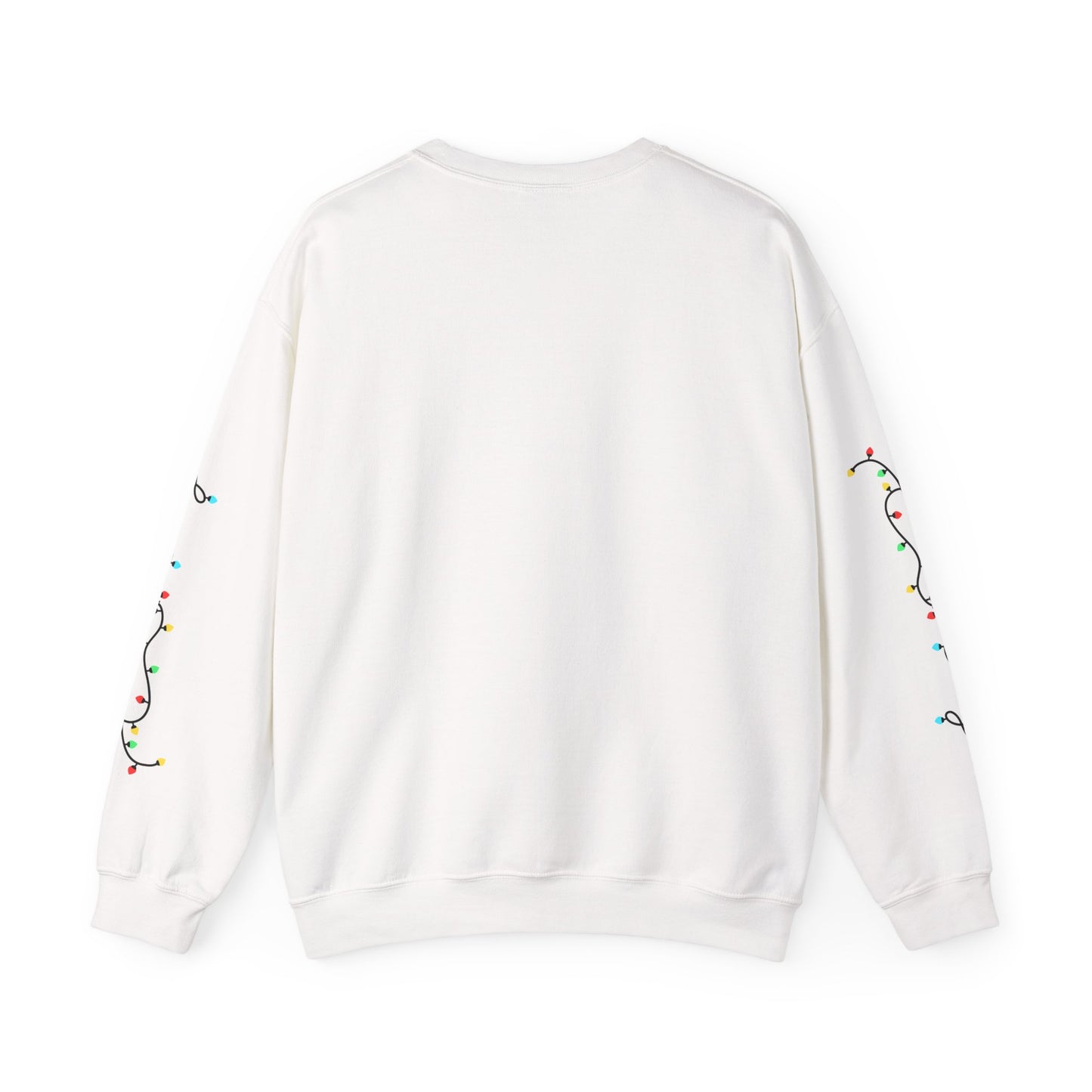 Its Fine Everything Is Fine holiday lights crewneck