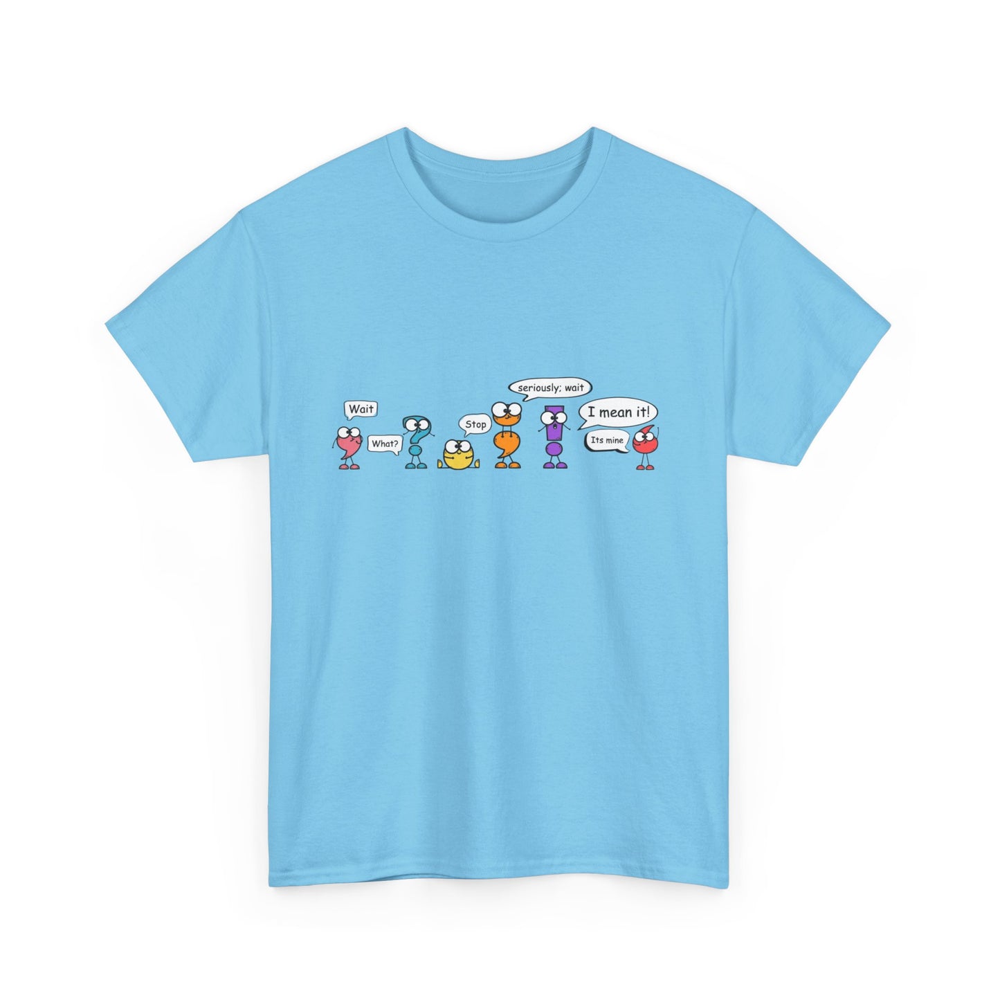 punctuation cartoon Heavy Cotton Tee