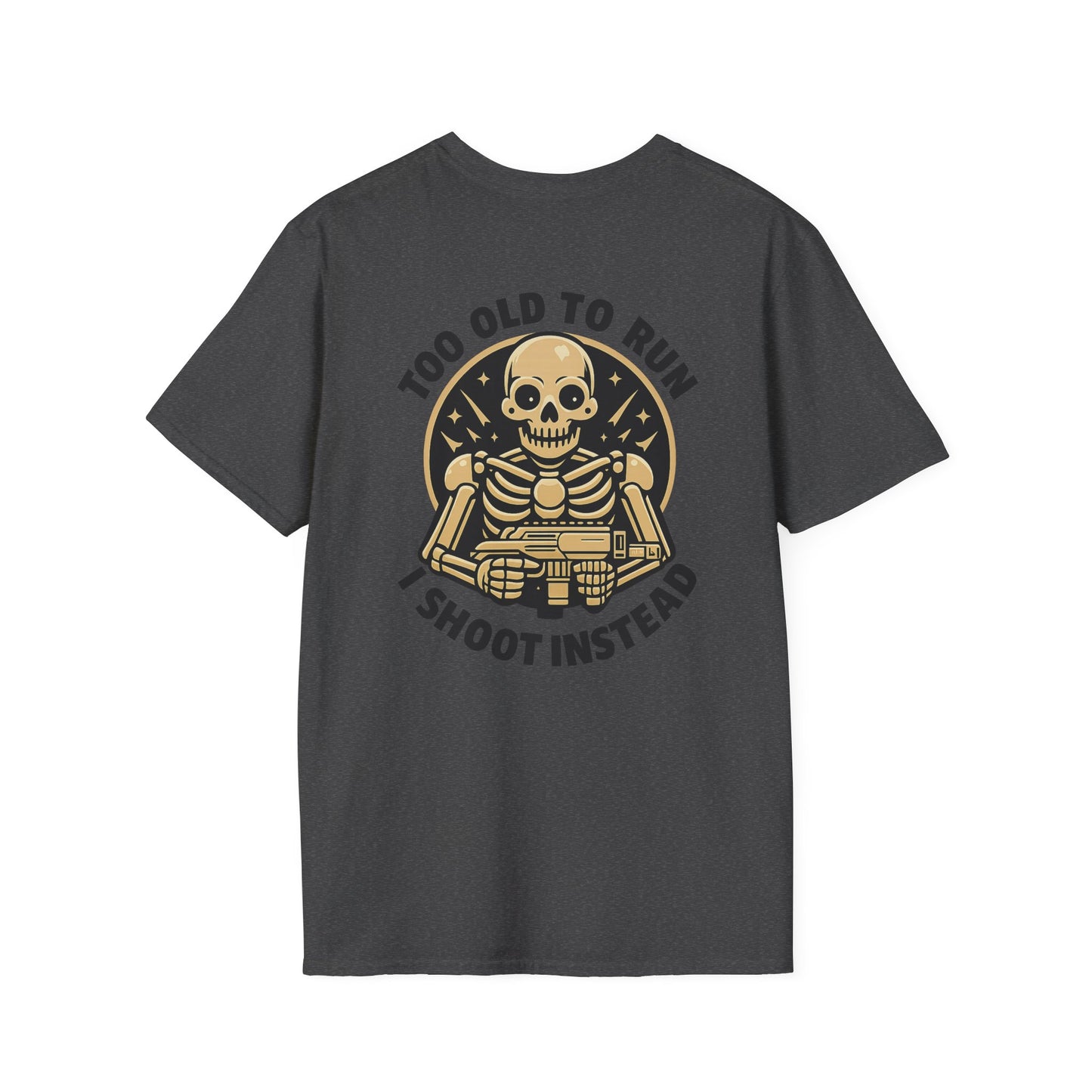 Skeleton Humor T-Shirt, Funny Gift for Photographers, Halloween Party Tee, Unisex Casual Shirt, Vintage Retro Style