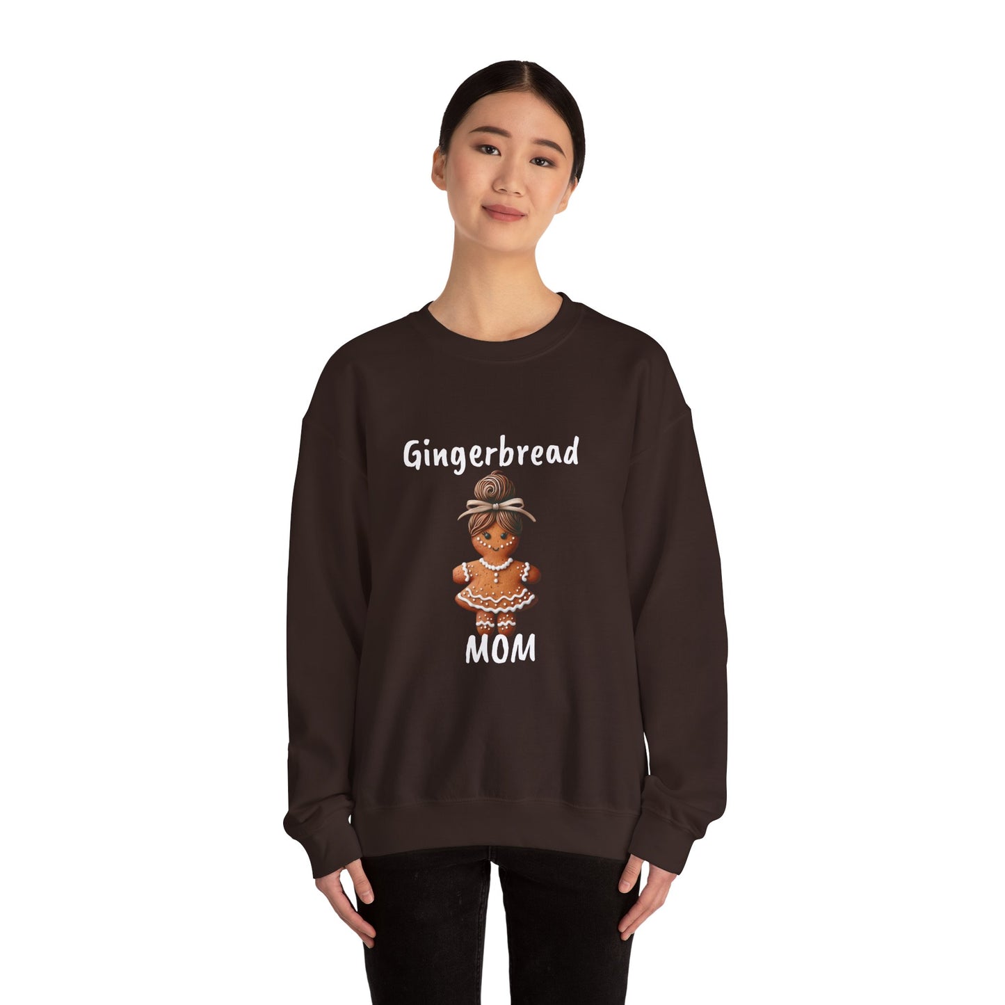 Gingerbread MOM Heavy Blend™ Crewneck Sweatshirt