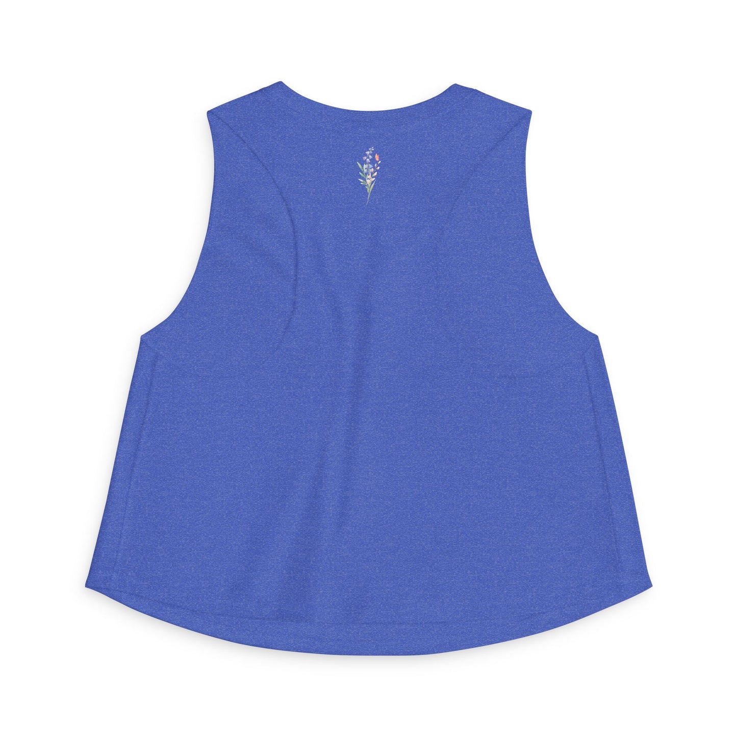 Floral Watercolor Butterfly Crop Top — Women’s Spring Garden Tank