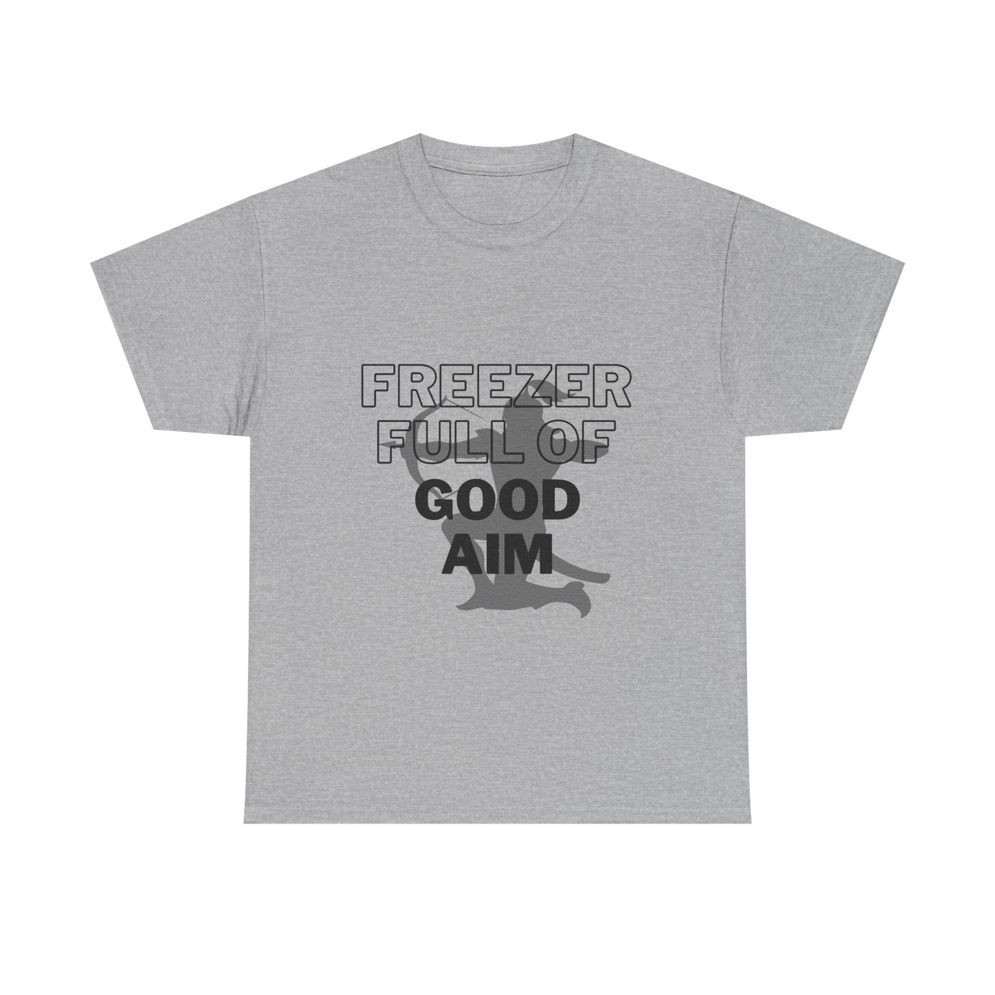 Freezer full of good aim Unisex Heavy Cotton Tee