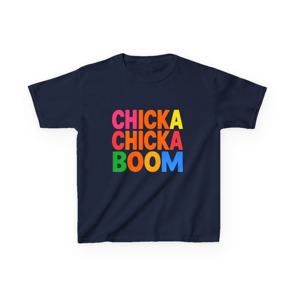 Colorful Kids Tee - Chicka Chicka Boom! Fun T-Shirt for Play Dates, Birthday Parties, Gift for Kids, Casual Wear, Summer Fun