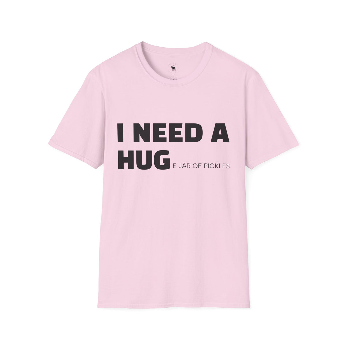 I Need A Hug T-Shirt — Funny "I Need a Hug (or a Jar of Pickles)" Graphic Tee