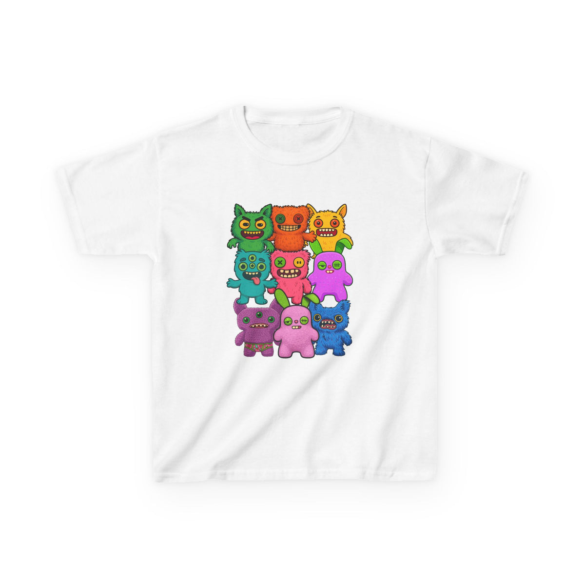 Kids Colorful Monster Fuggs Graphic Tee