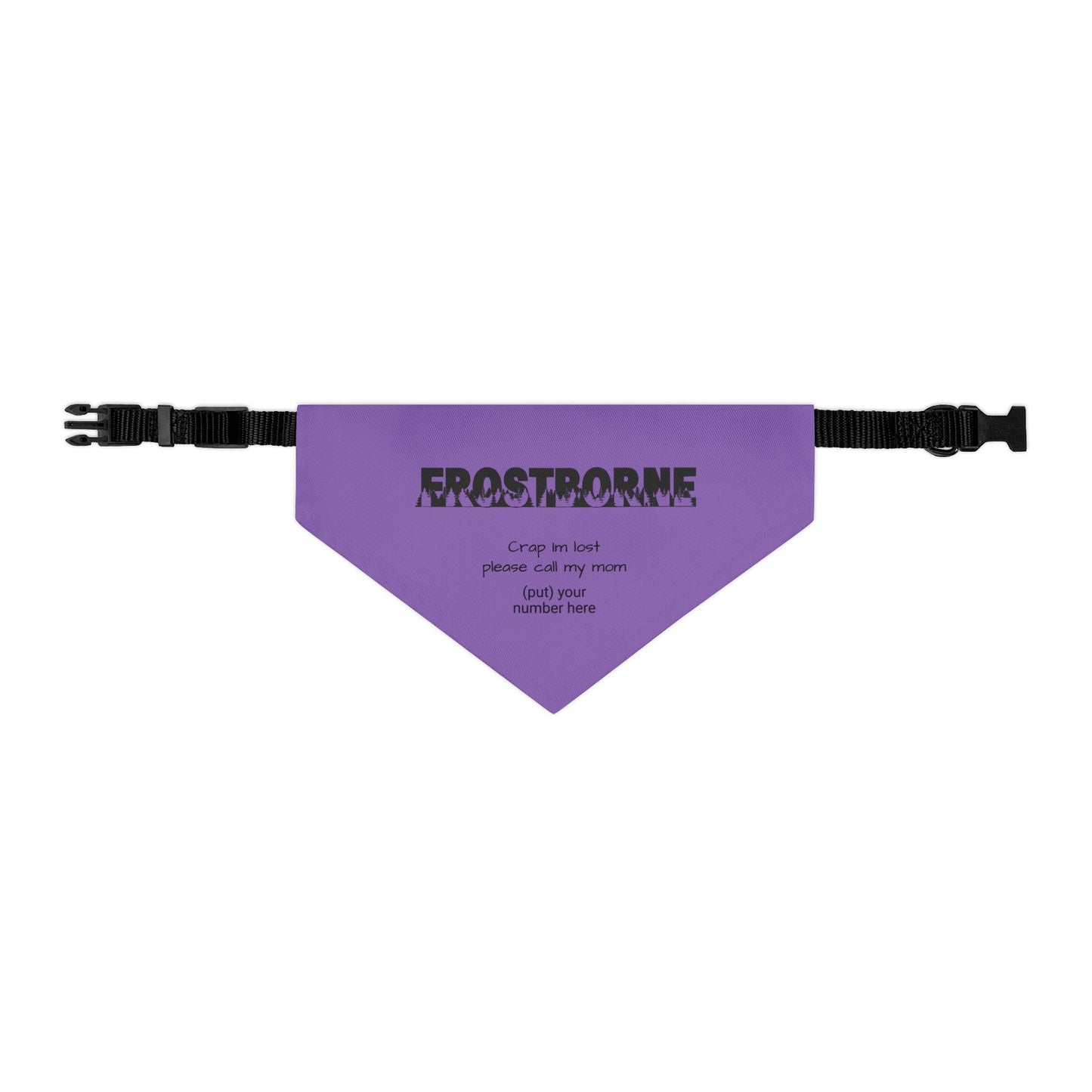Crap I'm Lost pet bandana collar
