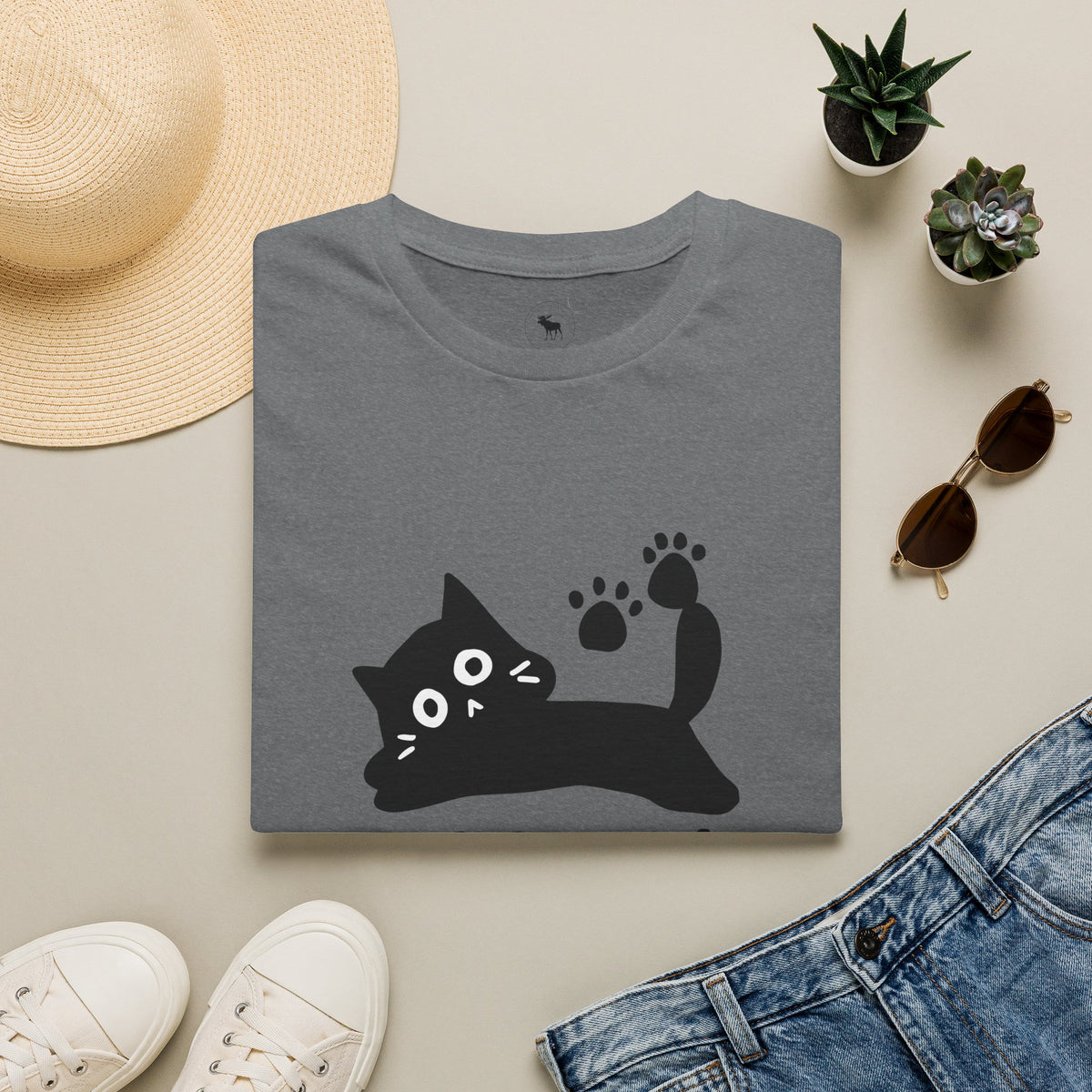 Purr-ma Cat T-Shirt — Cute Paw Print Kitty Tee for Cat Lover grandma