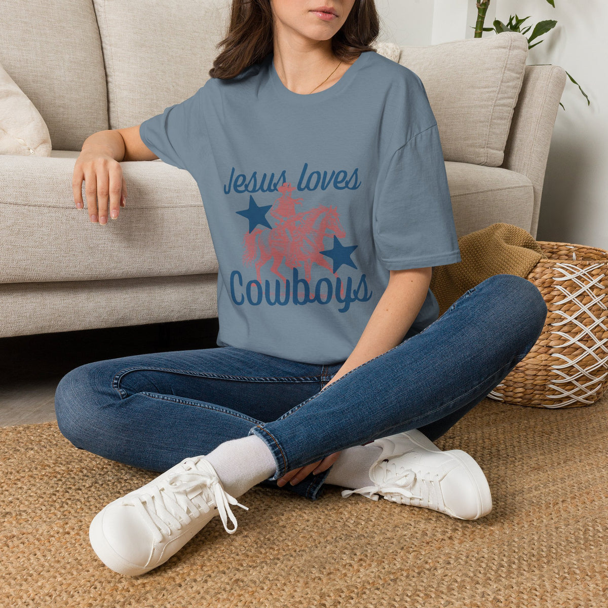 Jesus Loves Cowboys T-Shirt