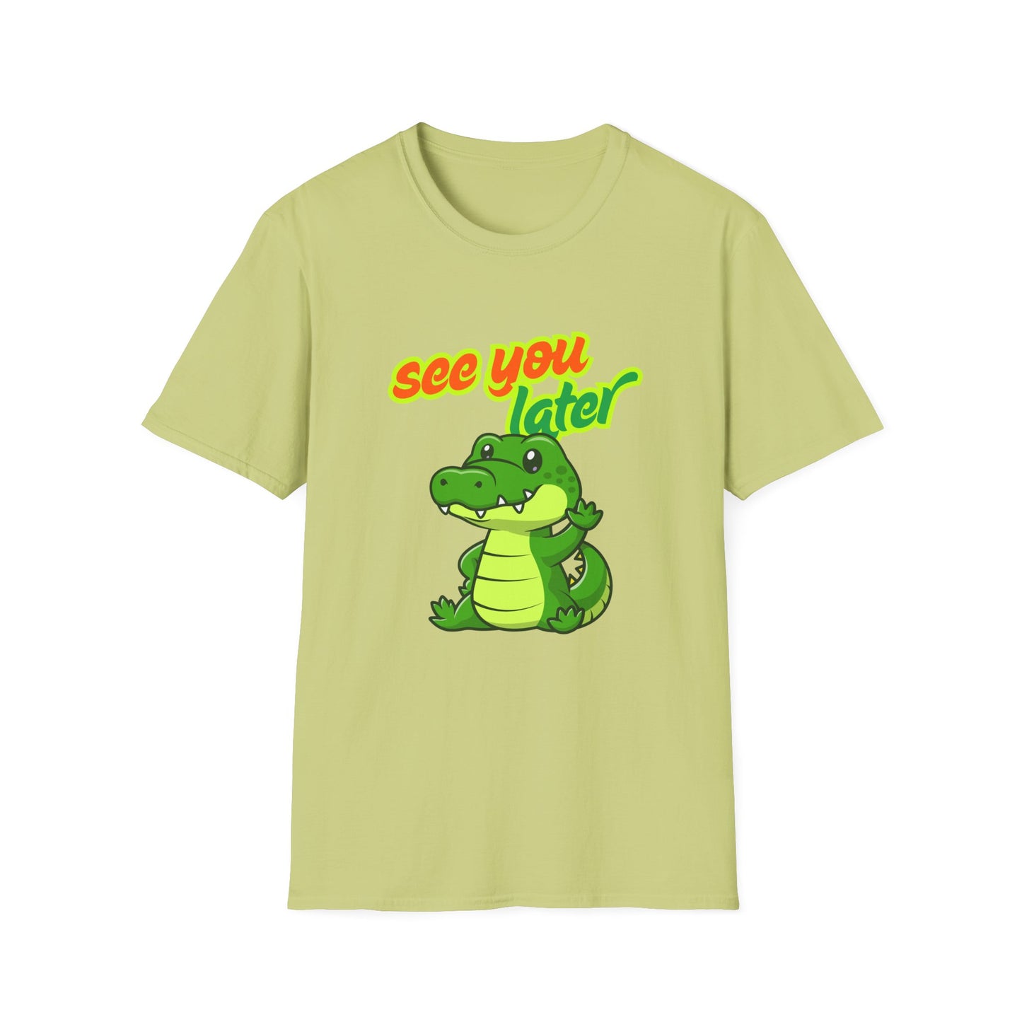 See You Later Alligator T-Shirt — Cute Retro Green Alligator Graphic Tee