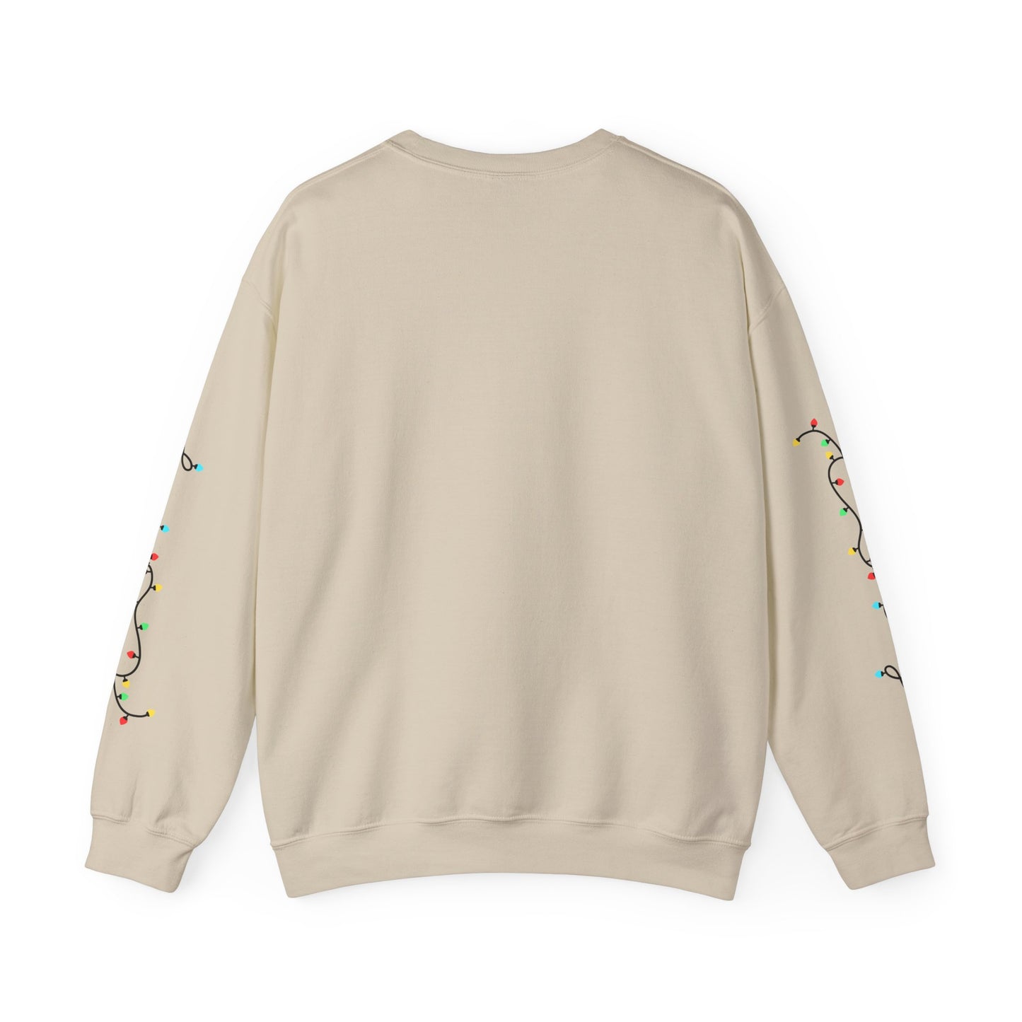 Its Fine Everything Is Fine holiday lights crewneck