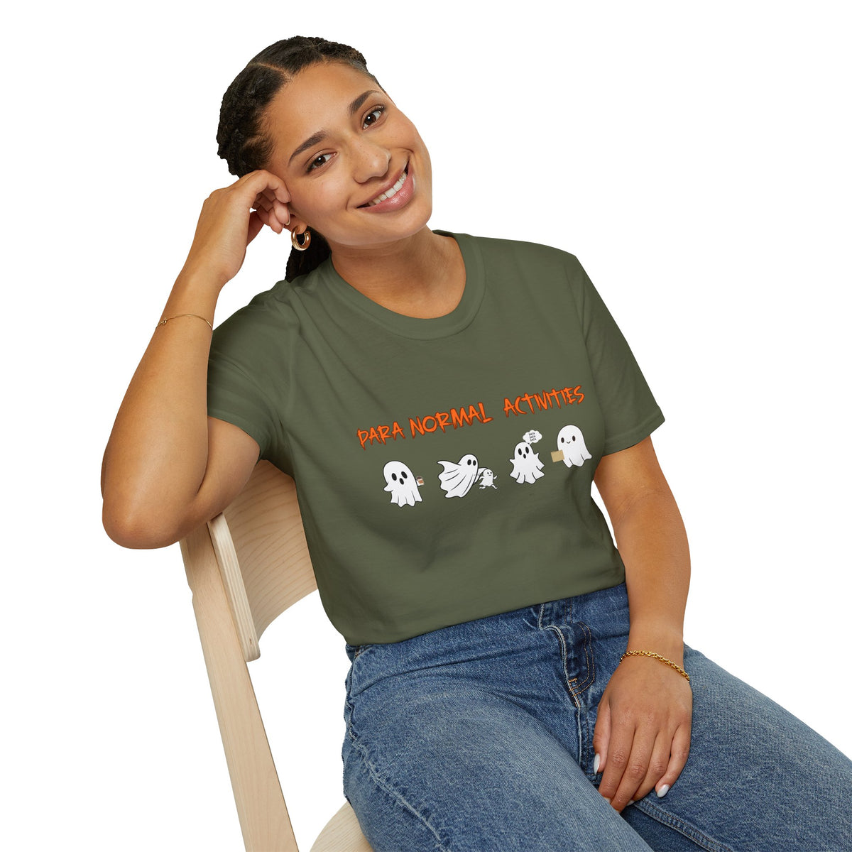 Paranormal Activities Ghosts T-Shirt — Cute Halloween Spirits Tee