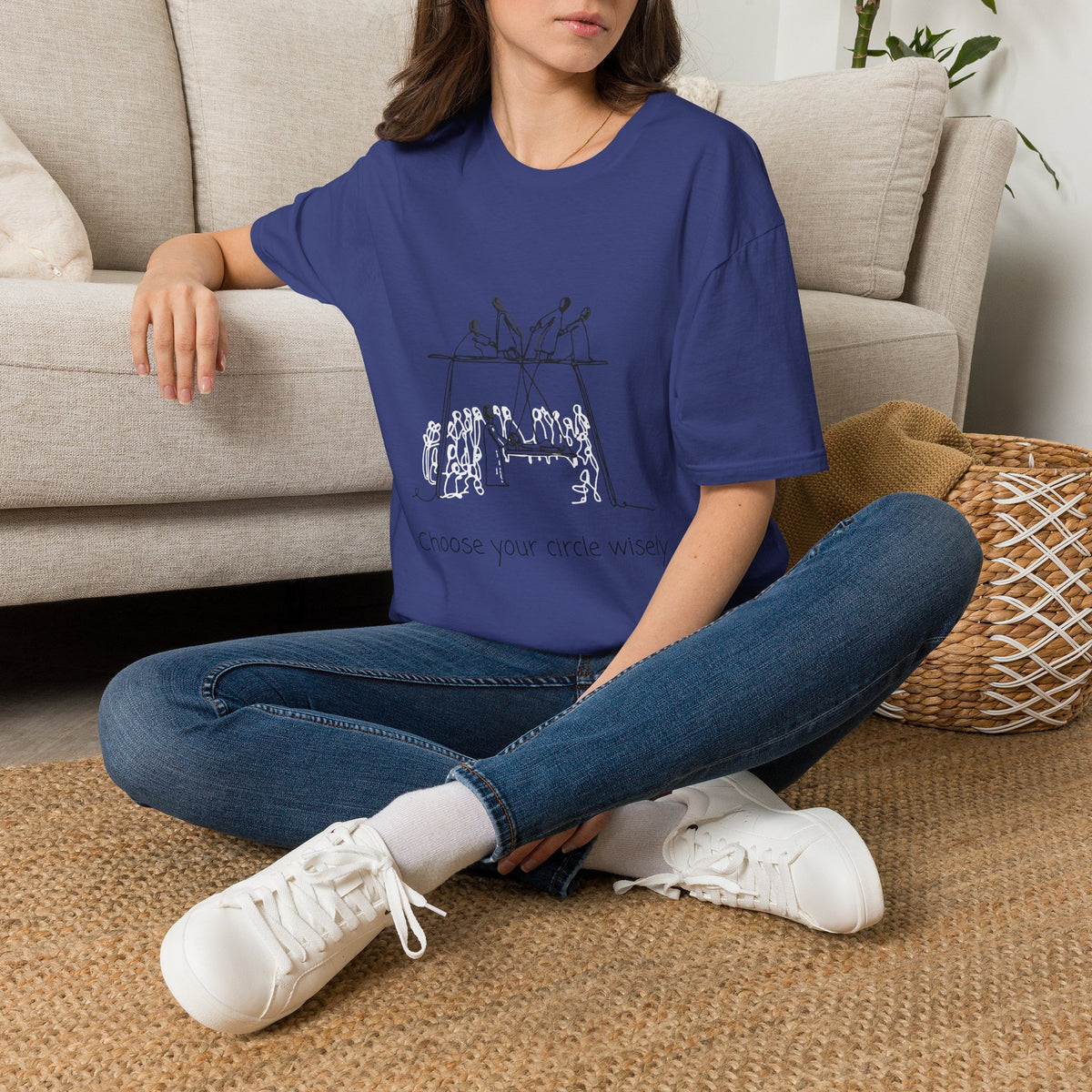 Choose your circle wisely softstyle T