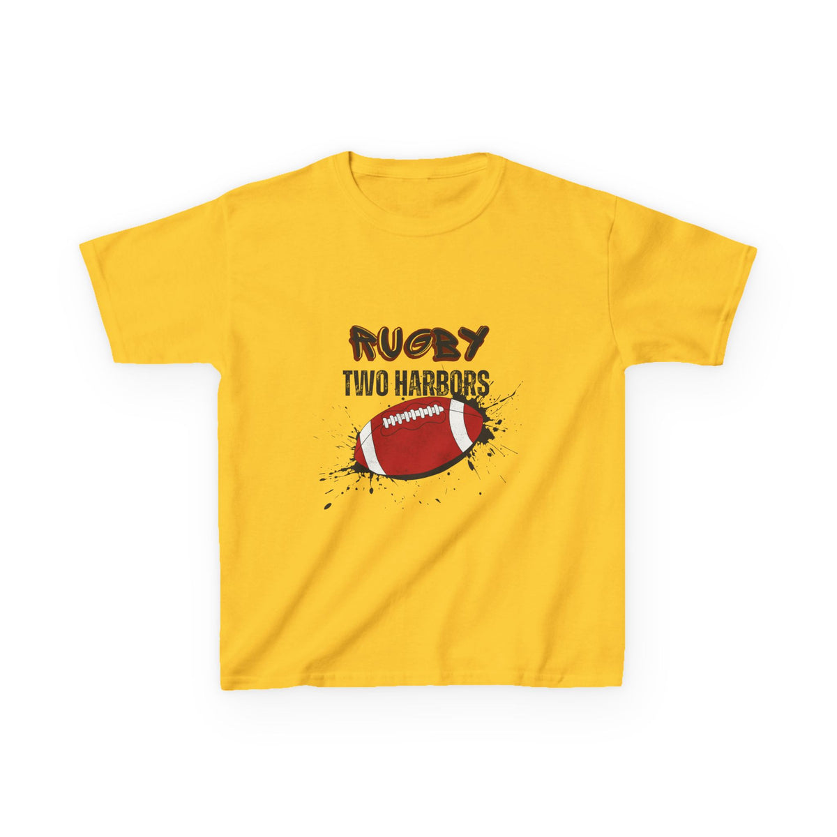 Kids Rugby Two Harbors T‑Shirt — Youth Football Graphic Tee