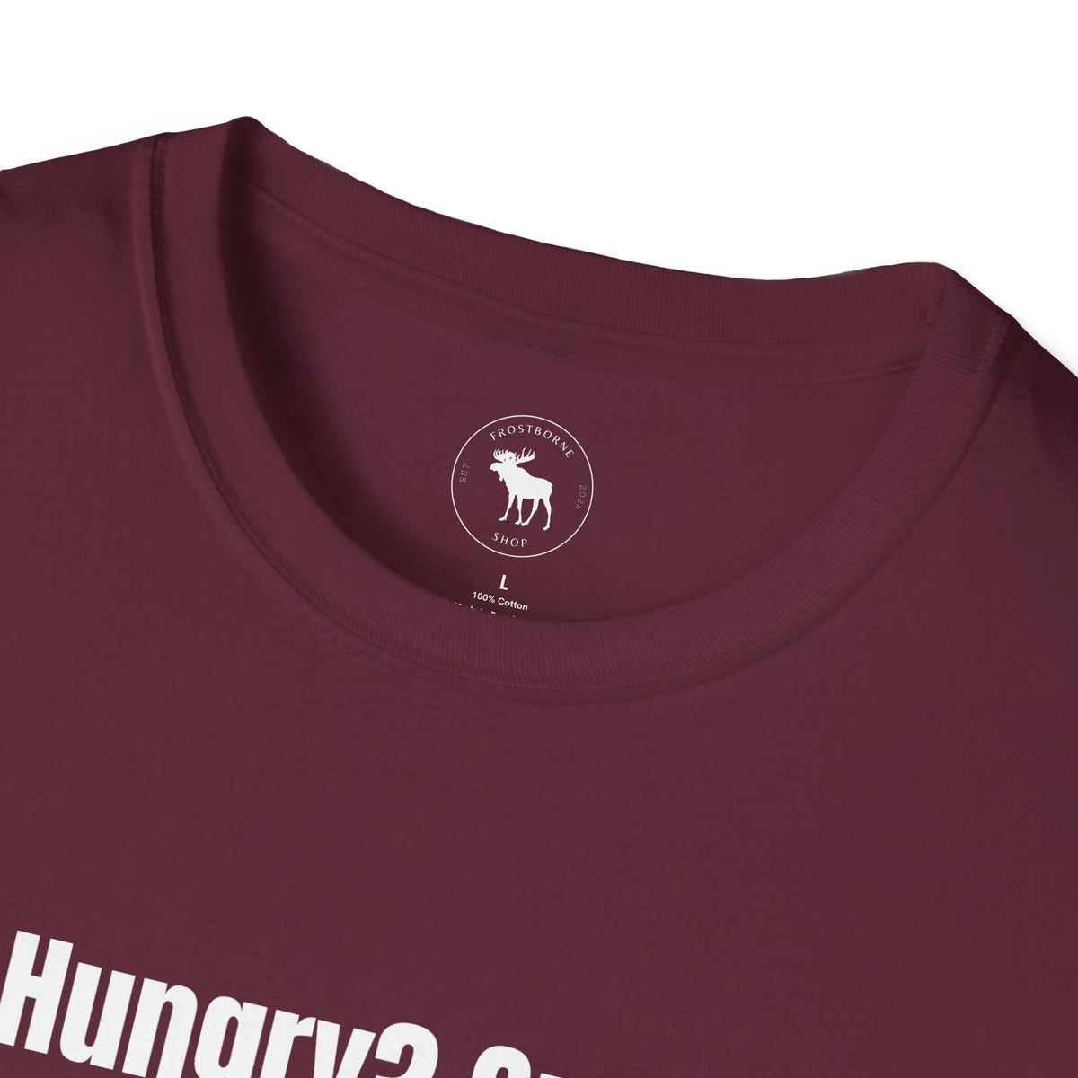 Bible Snack Tee — "Hungry? Grab a Bible" Christian T-Shirt (Matthew 5:6)