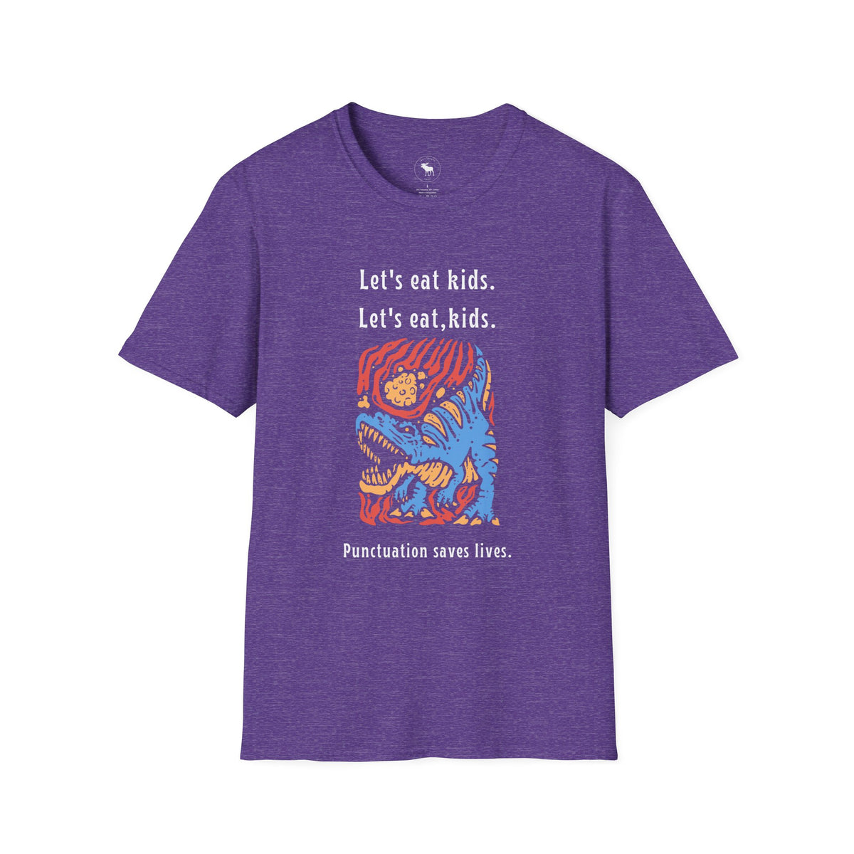 Let's Eat, Kids. T-Shirt — Punctuation Saves Lives Funny Grammar Tee