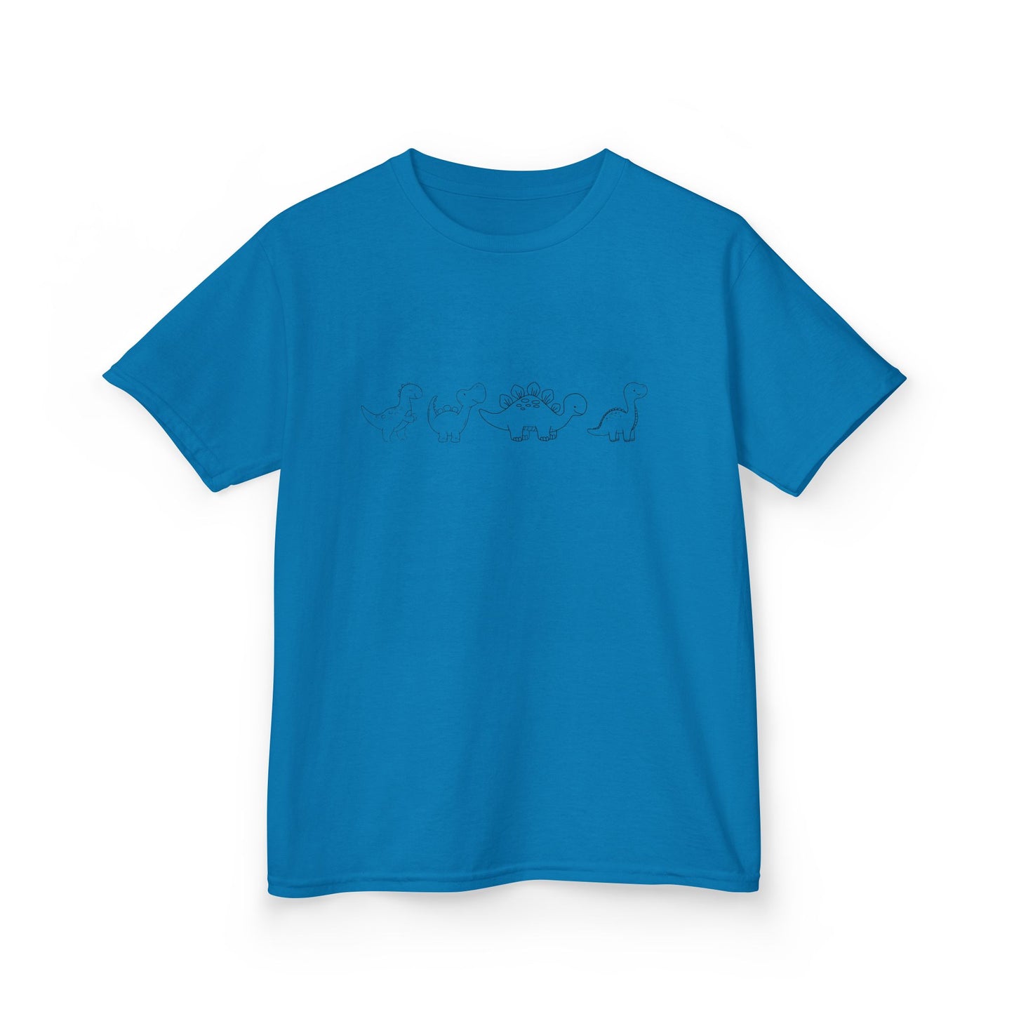 simple Dinosaur outline Kids Heavy Cotton™ Tee