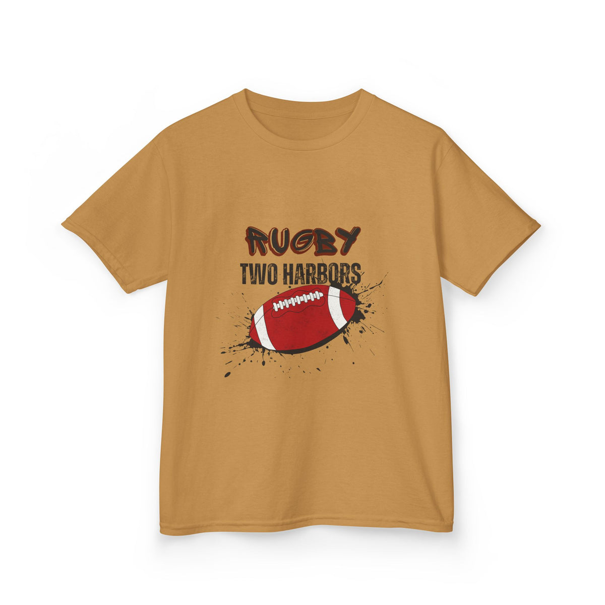 Kids Rugby Two Harbors T‑Shirt — Youth Football Graphic Tee