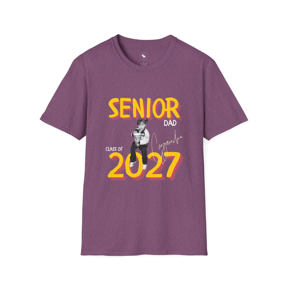 Dad of Senior 2027 T-Shirt — Retro Bold Graduation Tee