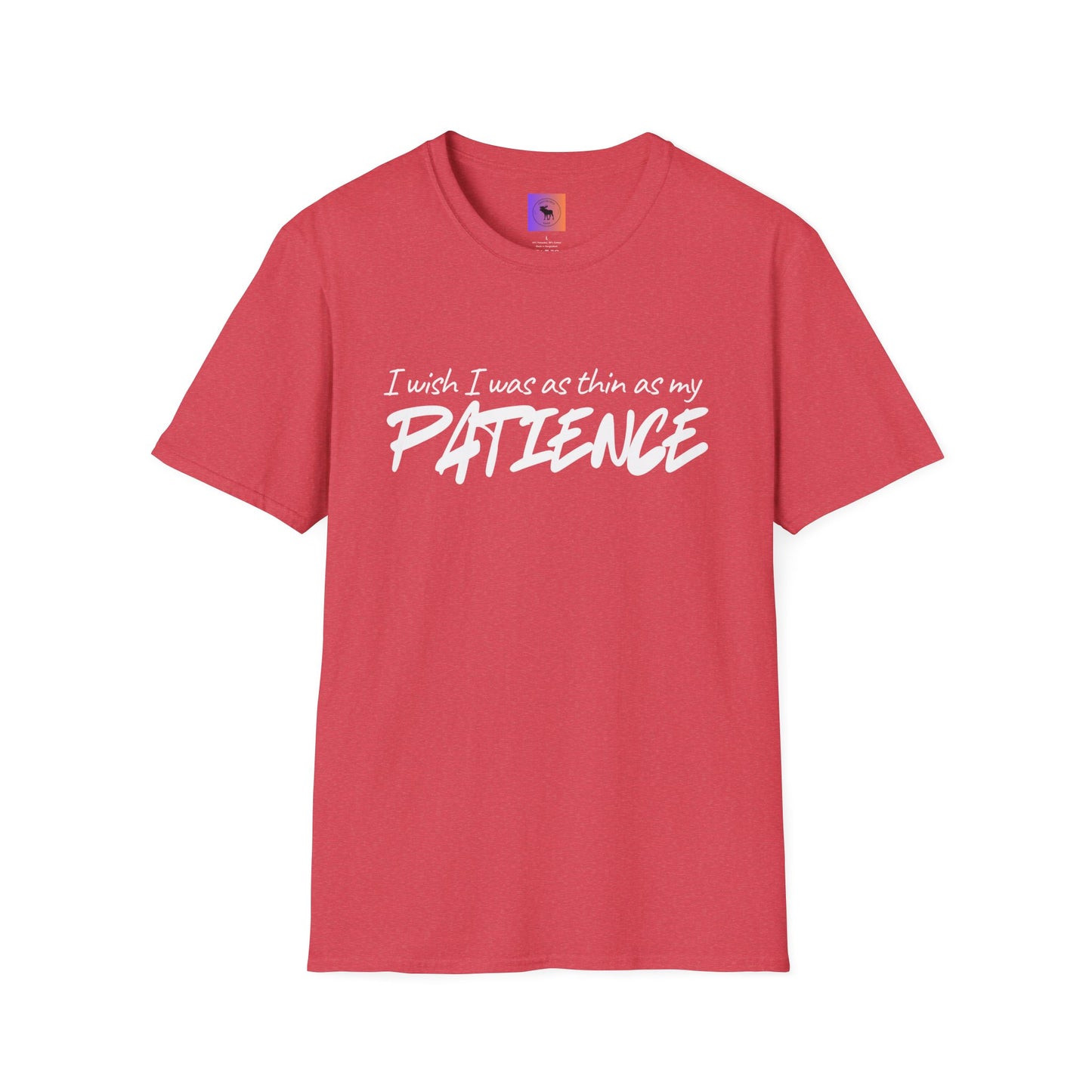I Wish I Was As Thin As My Patience T-Shirt