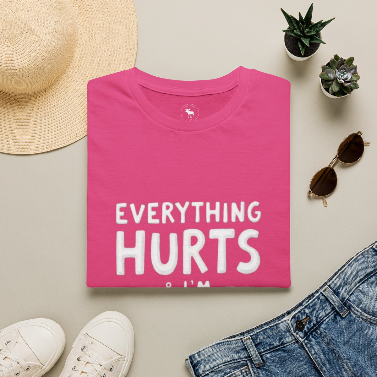 T-Shirt — “Everything Hurts & I’m Tired” Funny Comfort Graphic Tee