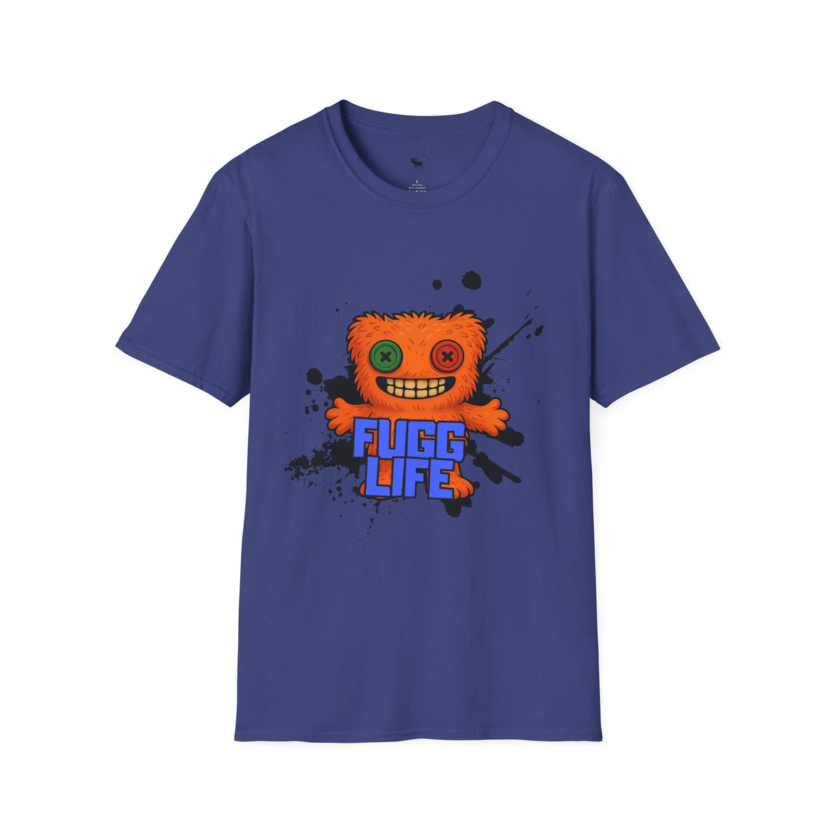 Funny Orange Monster T-Shirt – 'Fugg Life' Graphic Tee