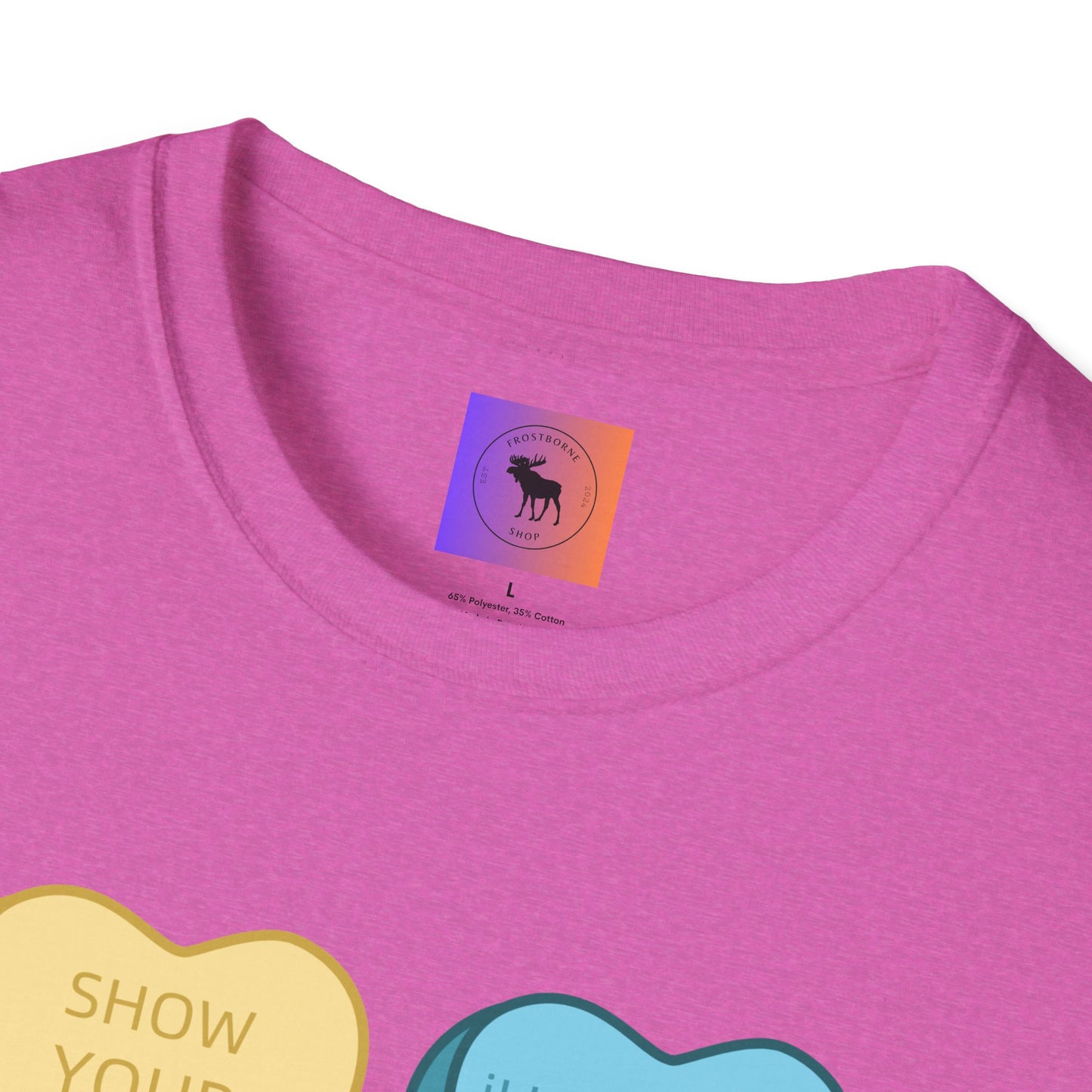 Conversation Heart Teacher Shirt — Funny Classroom Love Notes Tee