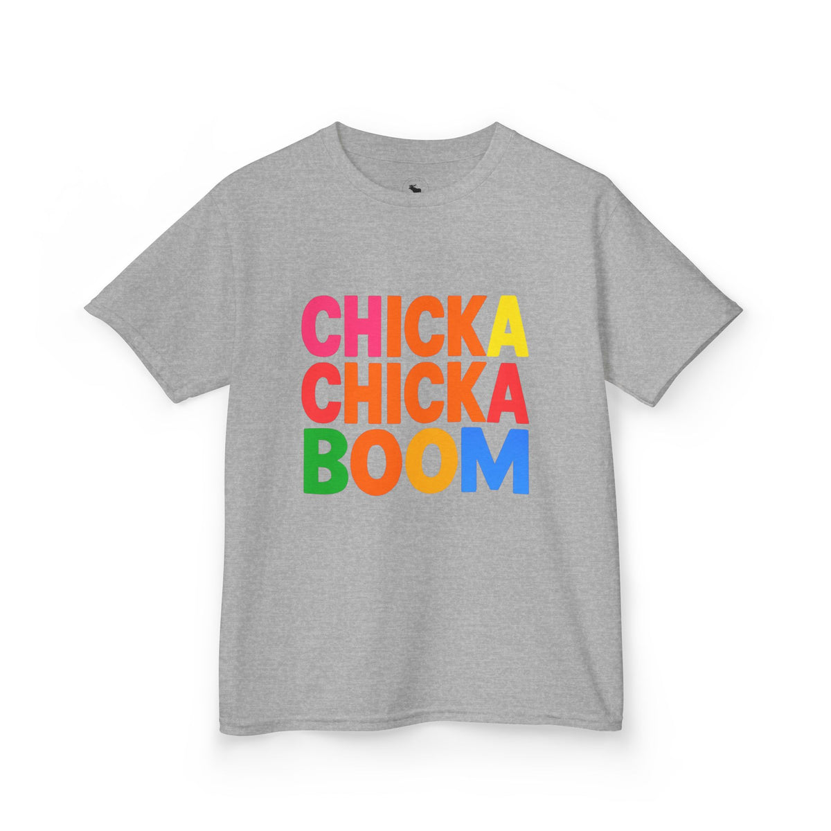 Colorful Kids Tee - Chicka Chicka Boom! Fun T-Shirt for Play Dates, Birthday Parties, Gift for Kids, Casual Wear, Summer Fun