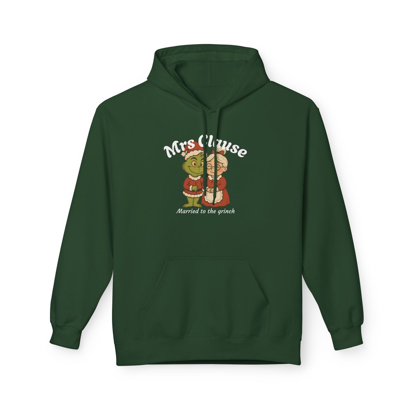 Mrs. Claus & Grinch Hoodie, Funny Christmas Sweatshirt, Holiday Gift for Couples, Christmas Apparel, Matching Couple Outfits, Cozy [...]