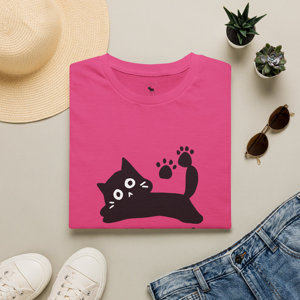 Purr-ma Cat T-Shirt — Cute Paw Print Kitty Tee for Cat Lover grandma