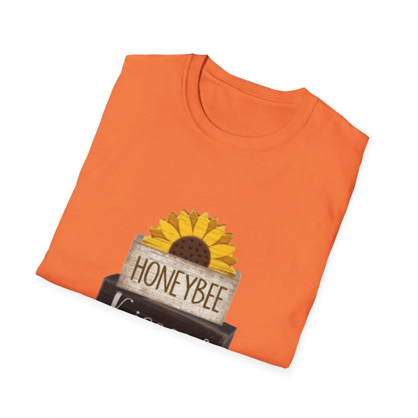 Sunflower & Honeybee T-Shirt — "Honeybee Kisses & Sunflower Wishes" Farmhouse Tee