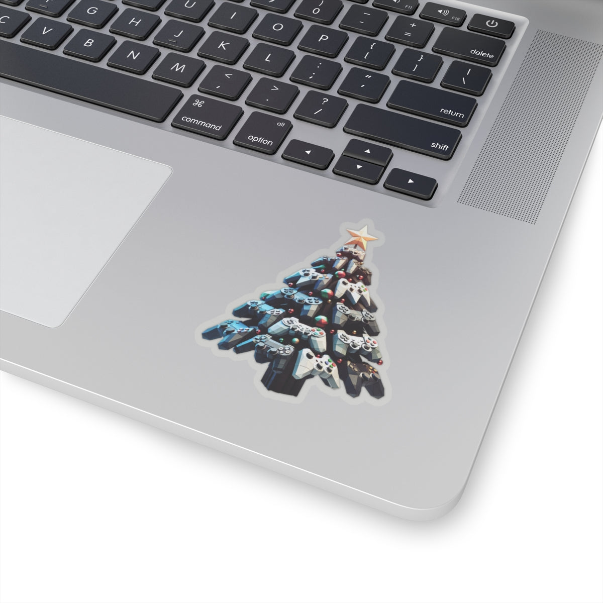 console controller Christmas tree Kiss-Cut Stickers