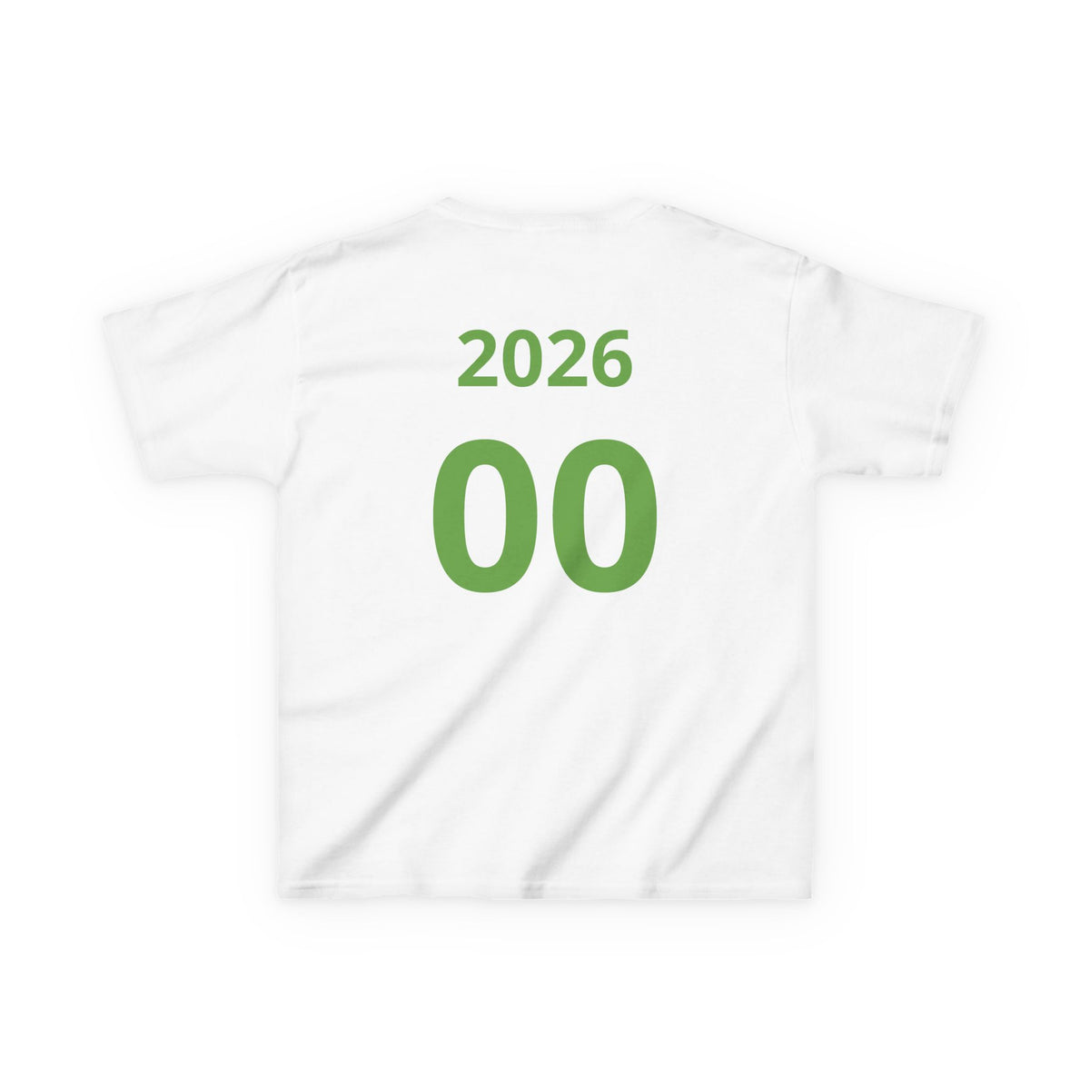 Kids Soccer T‑Shirt — "Two Harbors" Graphic with Back Number (2026)