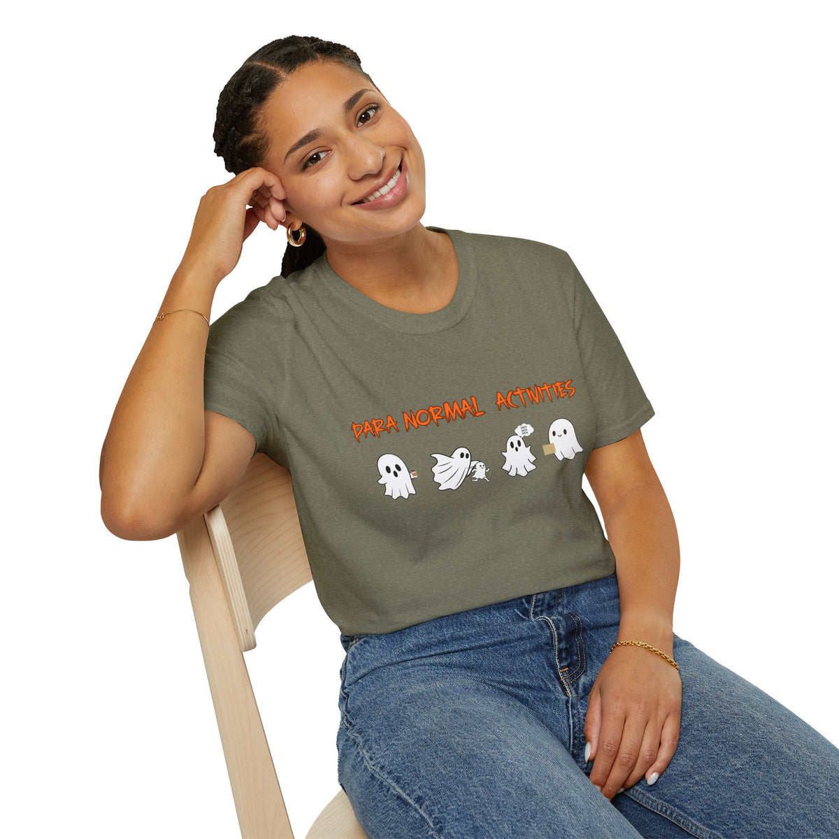 Paranormal Activities Ghosts T-Shirt — Cute Halloween Spirits Tee