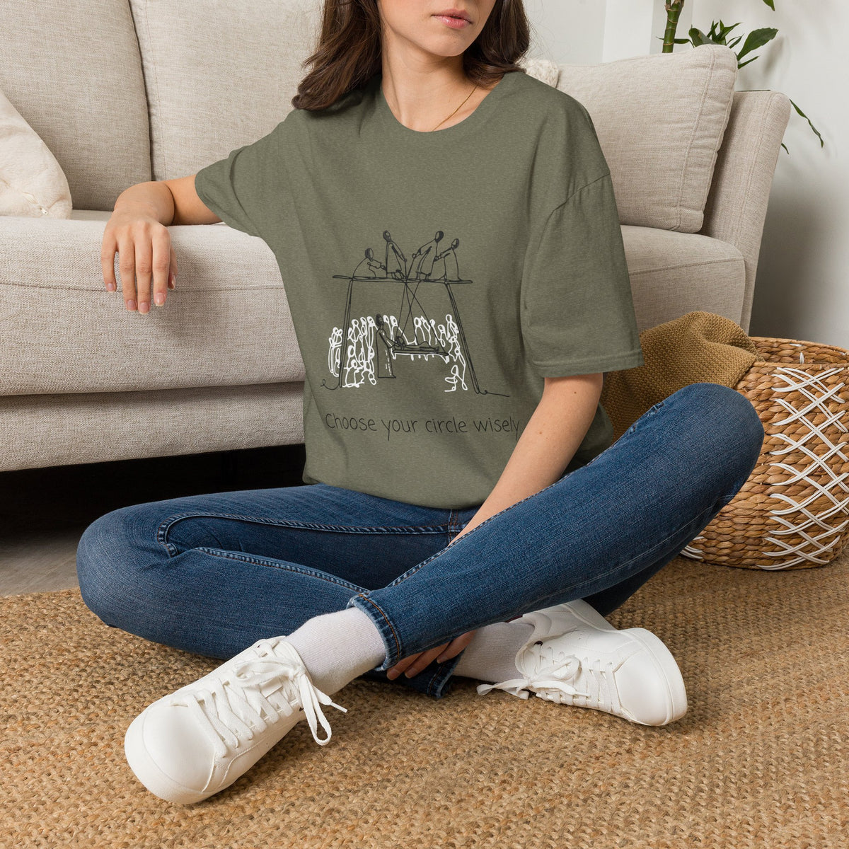 Choose your circle wisely softstyle T