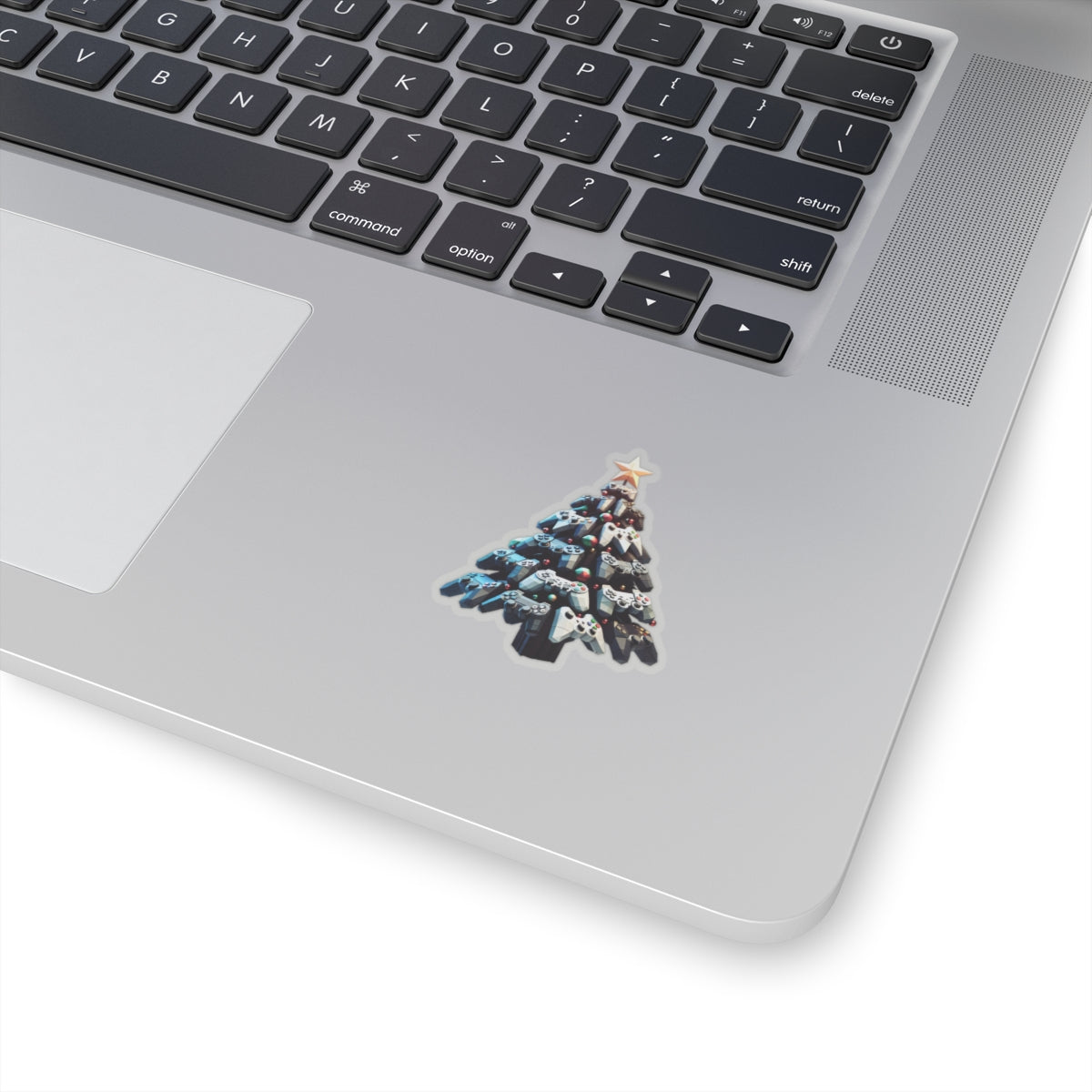 console controller Christmas tree Kiss-Cut Stickers