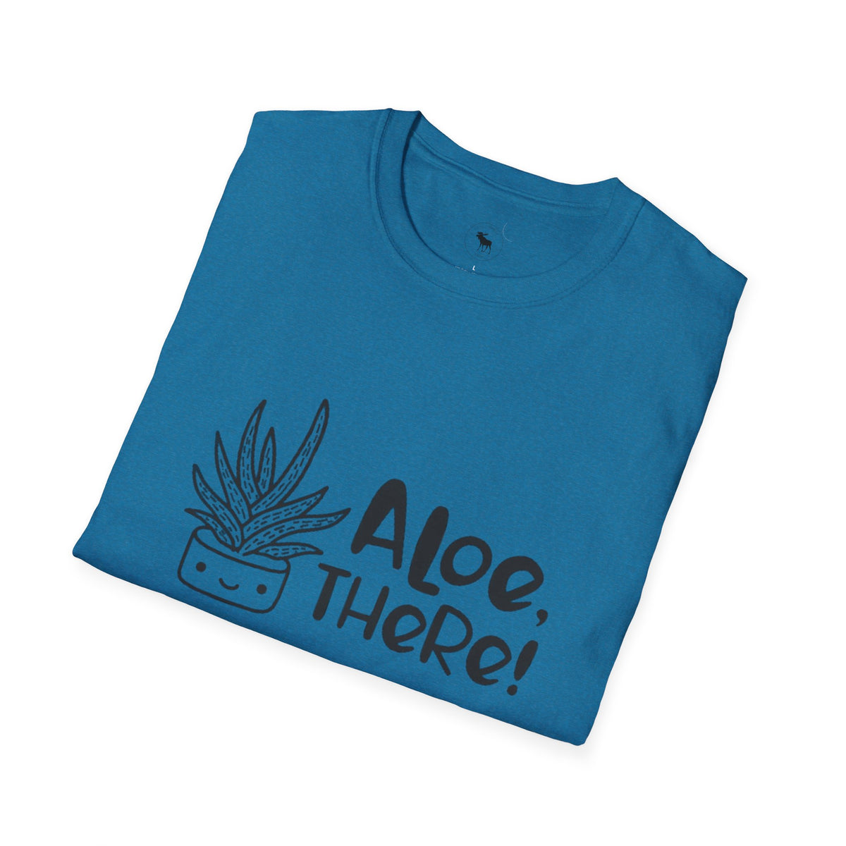 Aloe There! Unisex Softstyle T-Shirt, Funny Plant Tee, Gift for Plant Lovers, Casual Wear, Cute Eco-Friendly Apparel, group shirt, matching, for friends 1 of 6