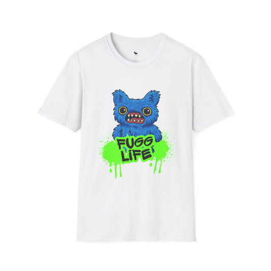 Fugg Life T‑Shirt — Cute Grunge Blue Monster Tee