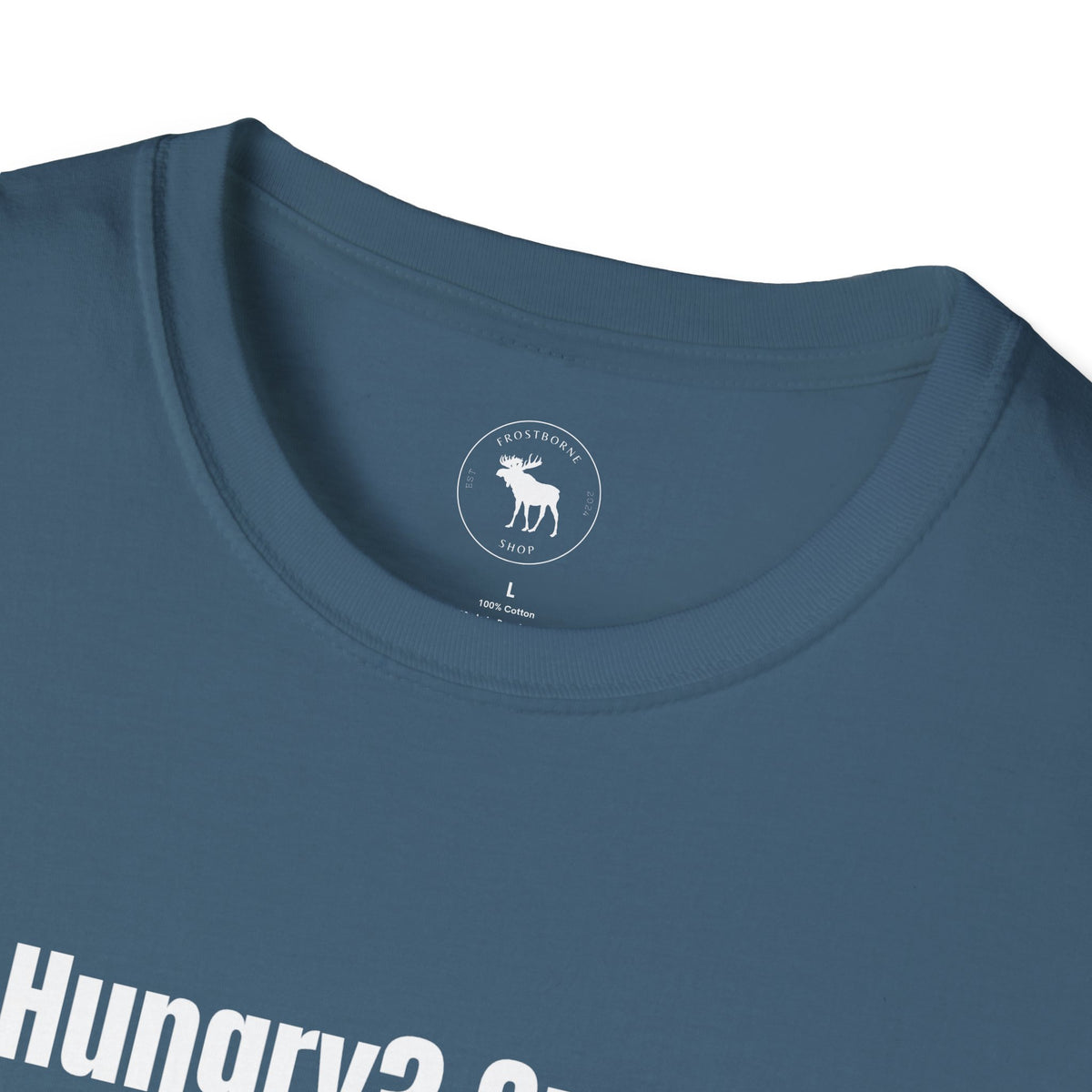 Bible Snack Tee — "Hungry? Grab a Bible" Christian T-Shirt (Matthew 5:6)