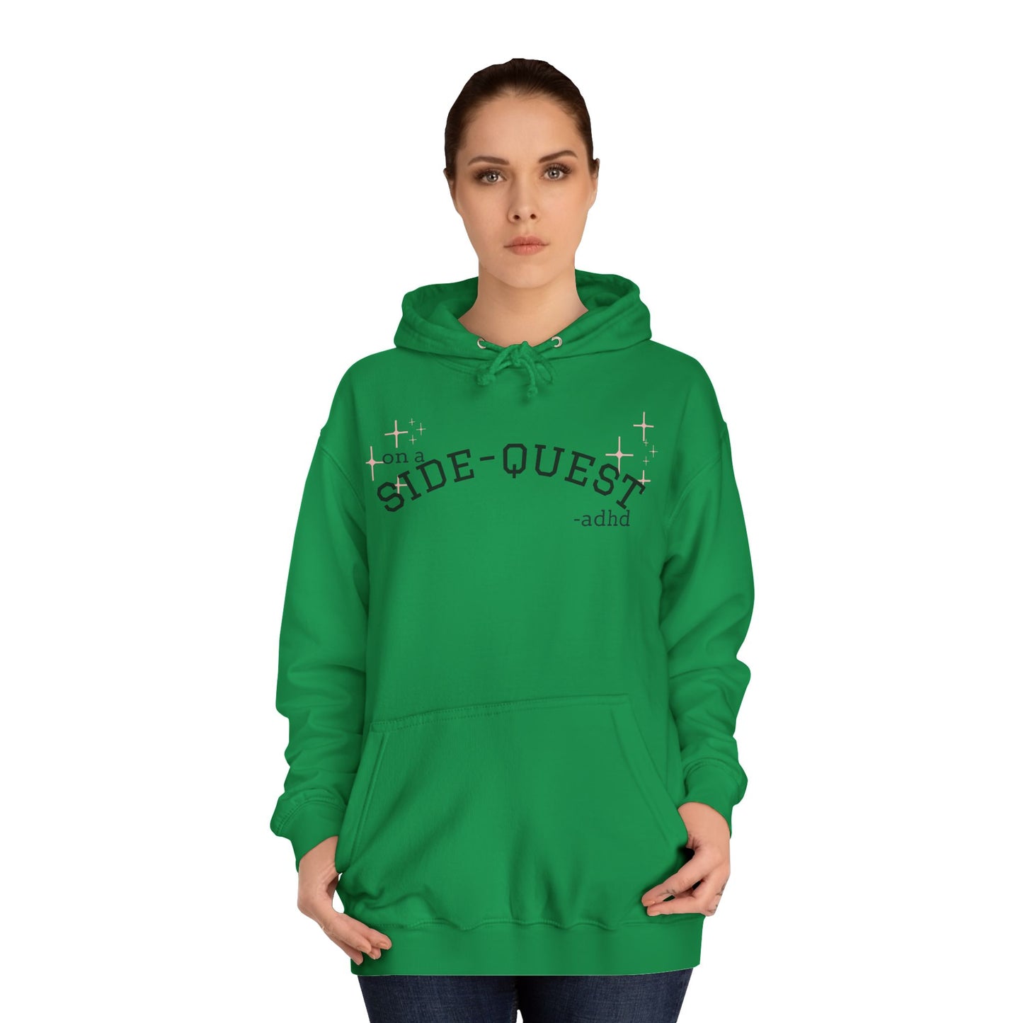 Funny ADHD Sidequest Hoodie - Unisex College