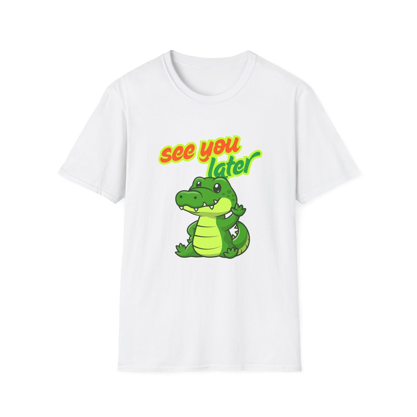 See You Later Alligator T-Shirt — Cute Retro Green Alligator Graphic Tee