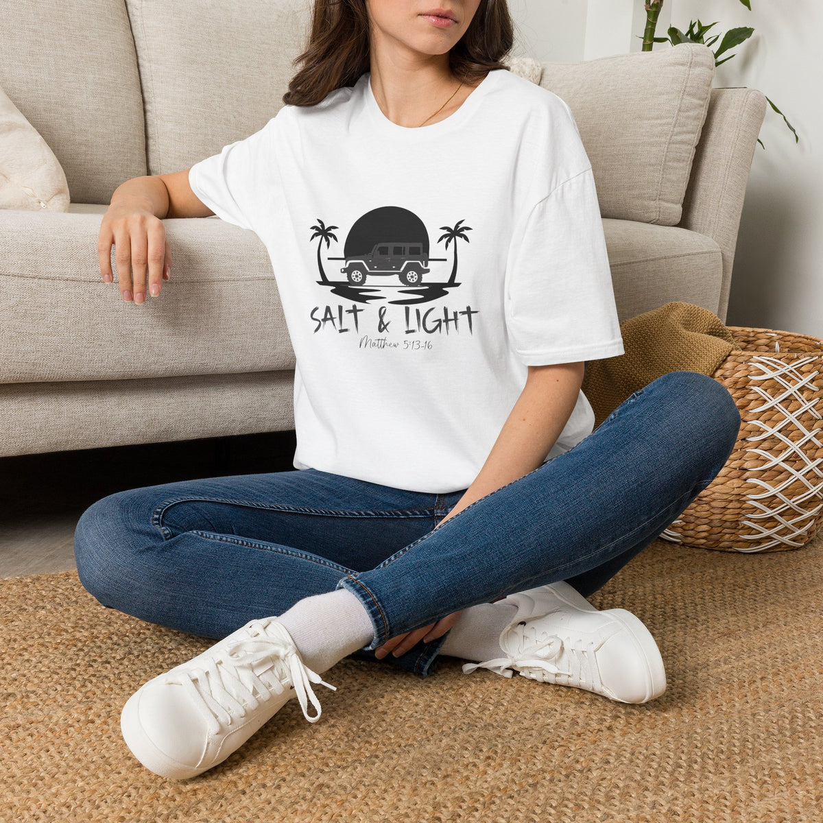 Beach 4x4 T-Shirt — "Salt & Light" Coastal Adventure Tee