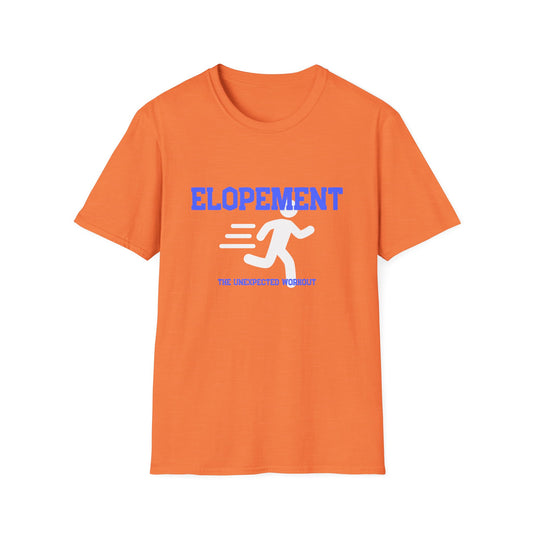 Elopement Running T-Shirt — Funny 'Elopement' Sped Escape Tee