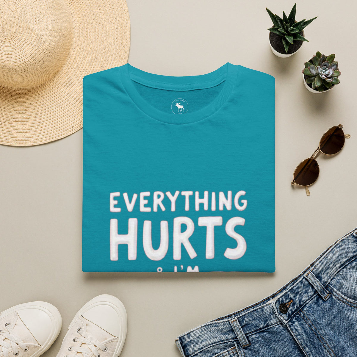 T-Shirt — “Everything Hurts & I’m Tired” Funny Comfort Graphic Tee