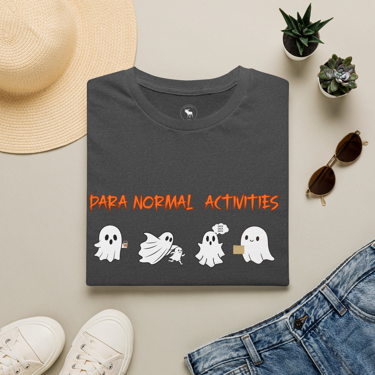Paranormal Activities Ghosts T-Shirt — Cute Halloween Spirits Tee