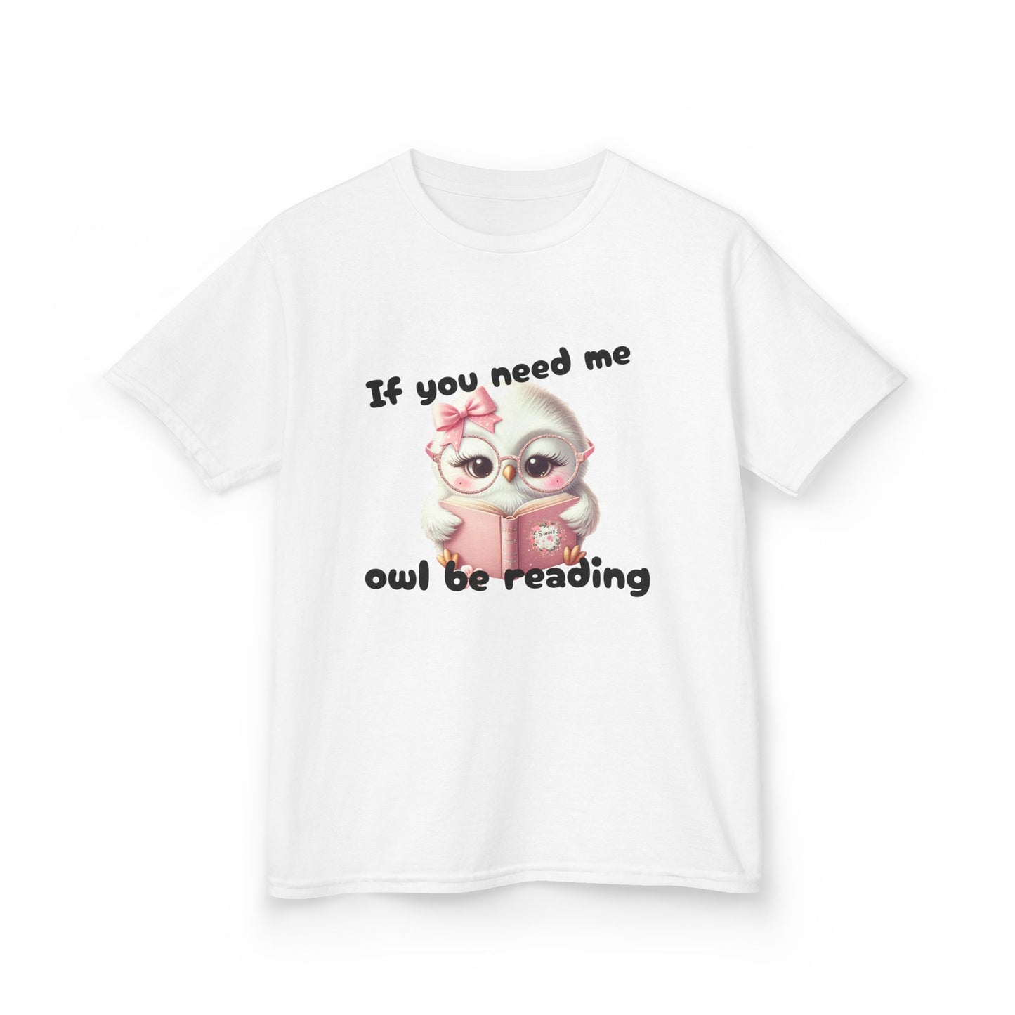 Kids T-Shirt, Cute Owls Design, Bookworm Gift, Youth Reader Tee, Children's Literature Shirt